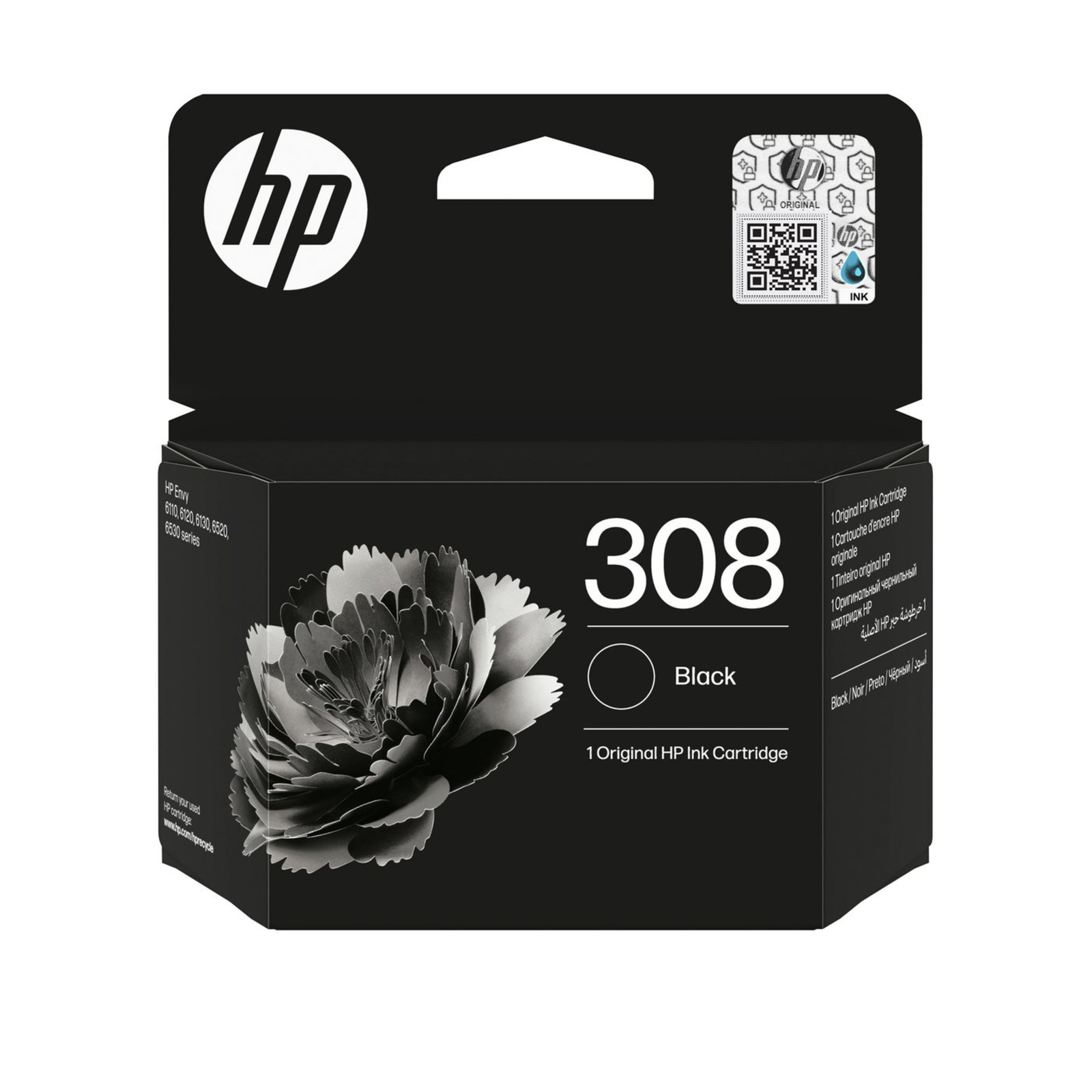 HP Black Ink SC 308