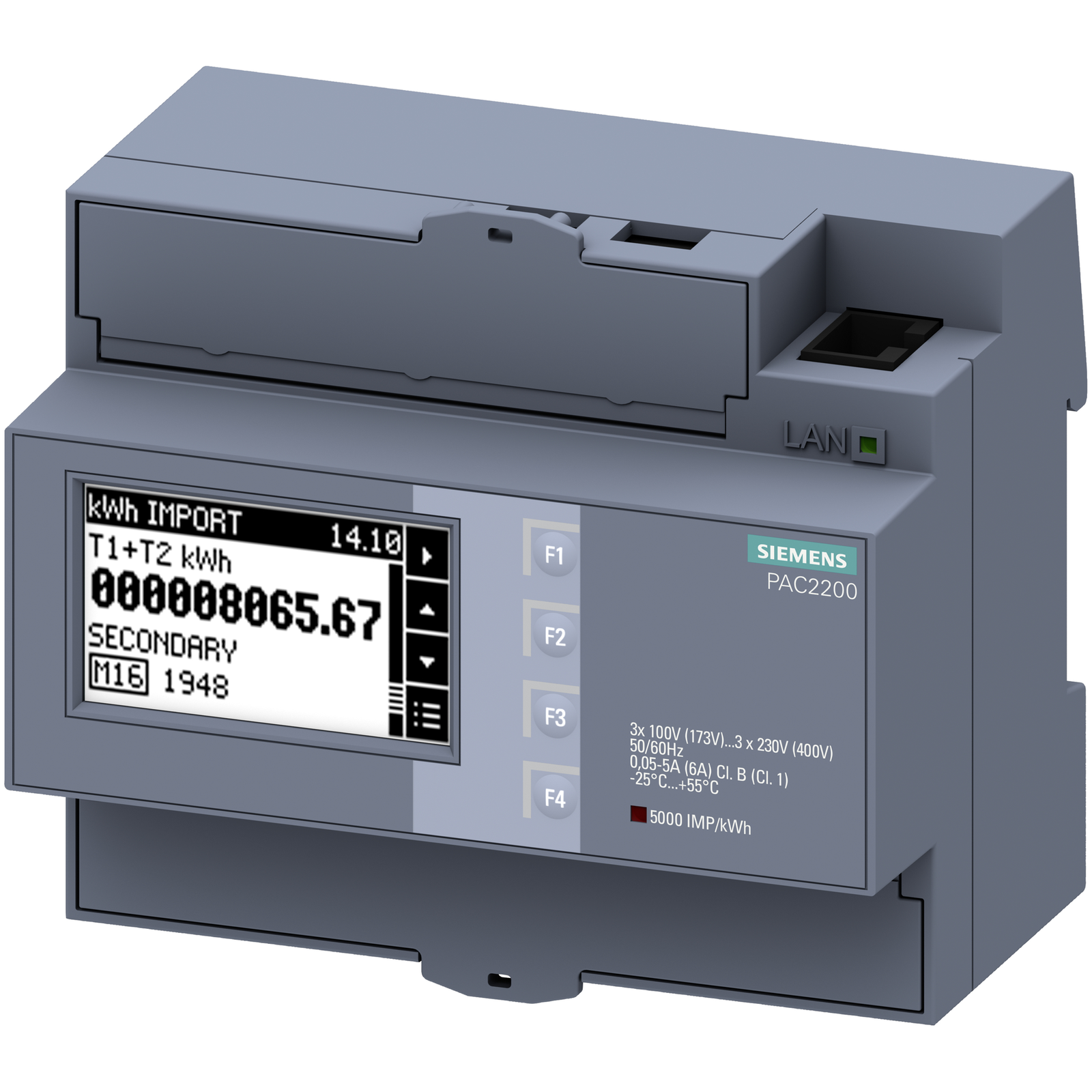 Siemens 7KM2200-2EA30-1JA1 SENTRON Measuring Device 7KM PAC2200