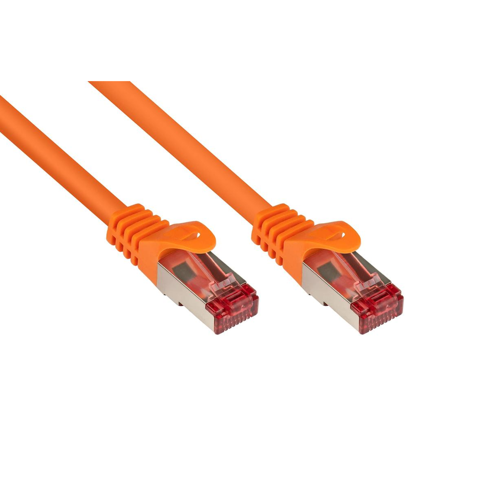 Good Connections RNS Patch Cable with Snap-in Predection Cat. 6 S/FTP PiMF PVC 250MHz orange 3m