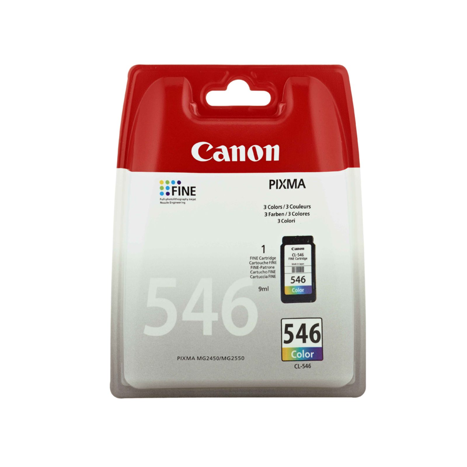 Canon CL-546 Print Cartridge 1 X Color (cyan magenta Yellow) 180 Pages Blister Anti-theft Device