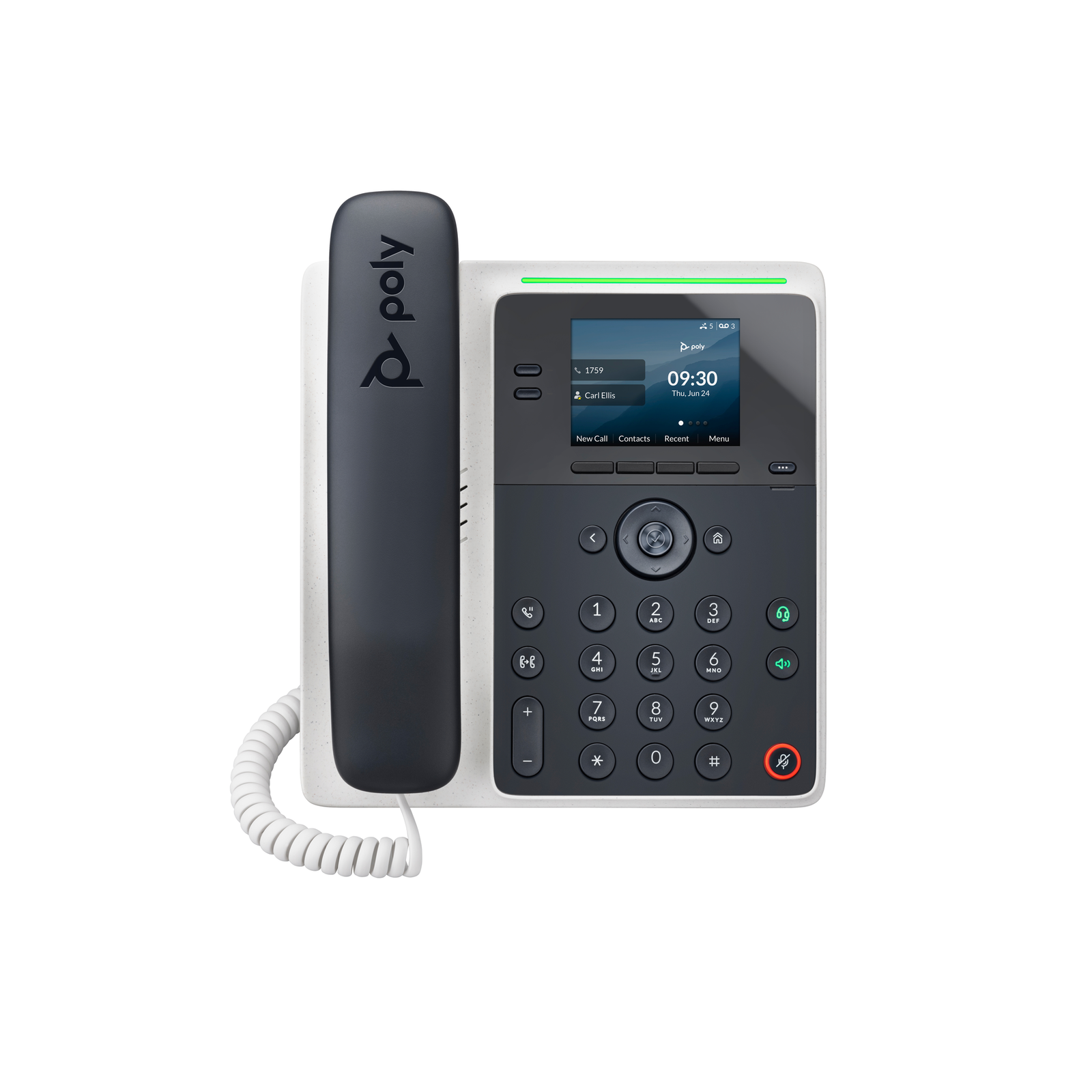 Poly Edge E100 IP Phone And PoE-capable IP Phone Black Wired Handset IPS