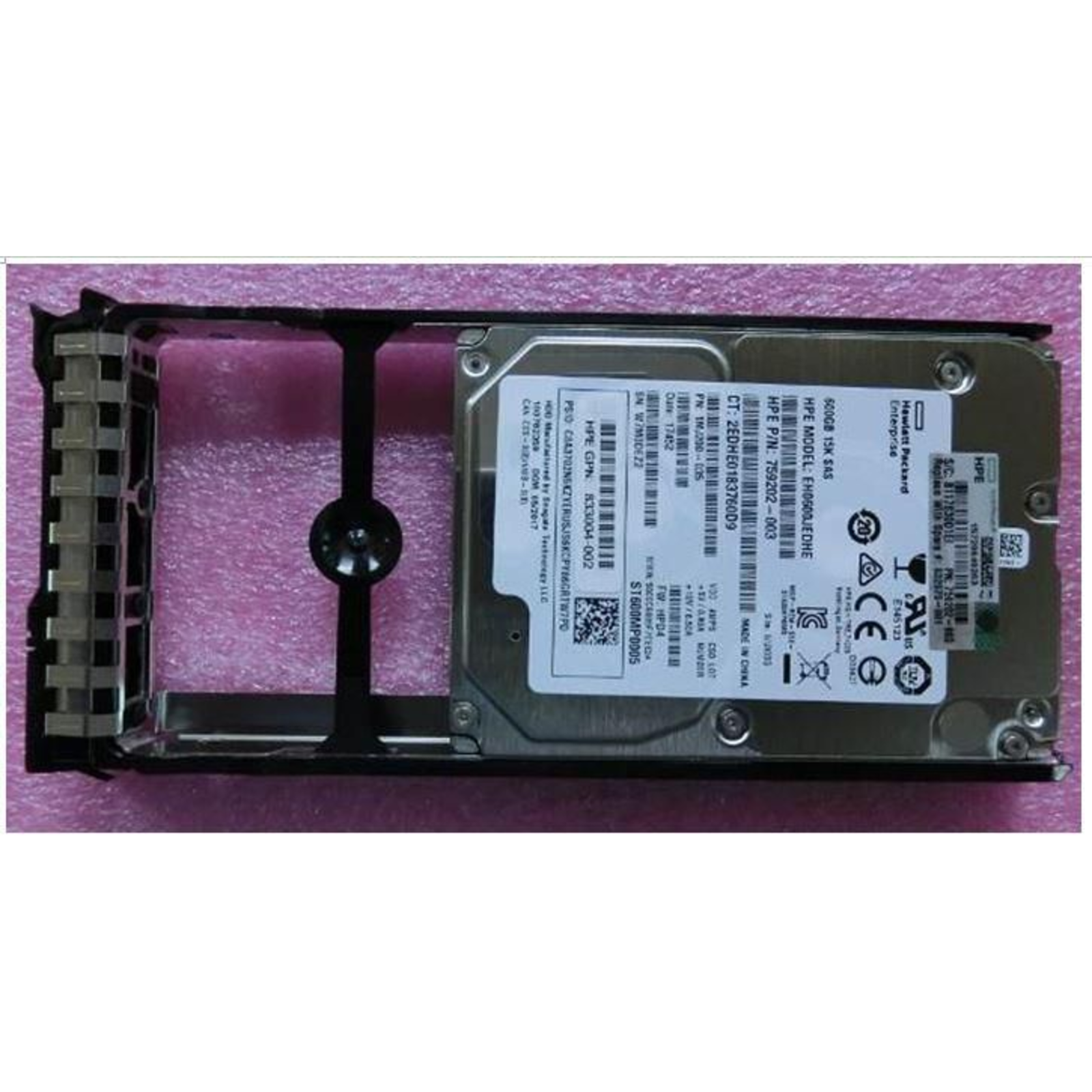 HPE SPS-DRV HDD 600GB 12G 15K SFF SAS