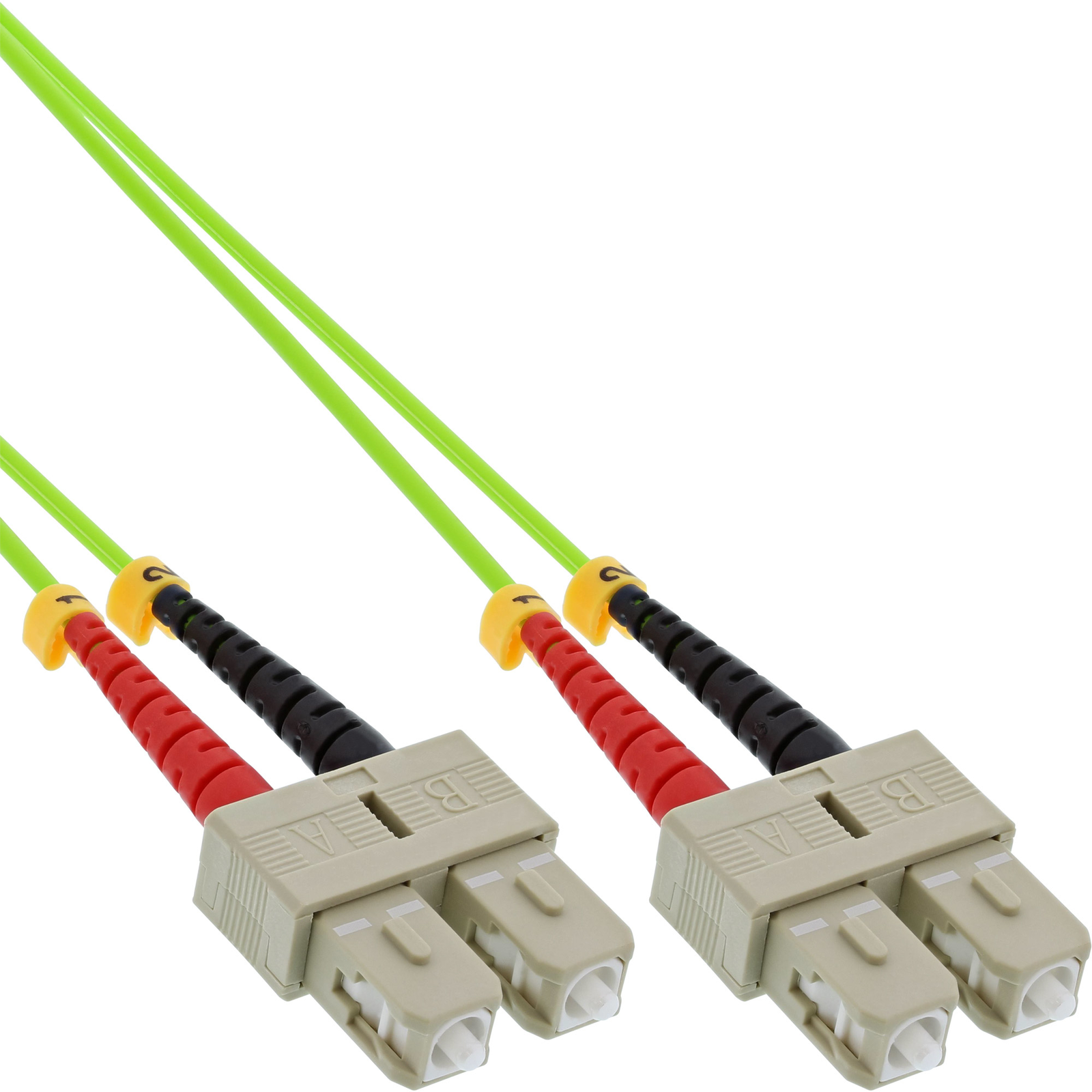 InLine Fiber Optic Duplex Cable SC-SC 50-125 OM5 15m