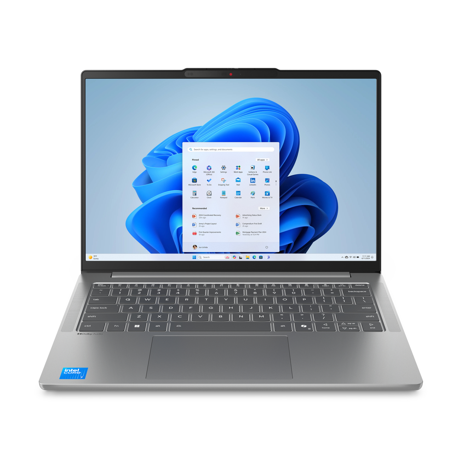Lenovo IdeaPad Slim 5 83J0003PGE 14inch WUXGA OLED 7-240H 16GB RAM 512GB SSD Win 11 QWERTZ