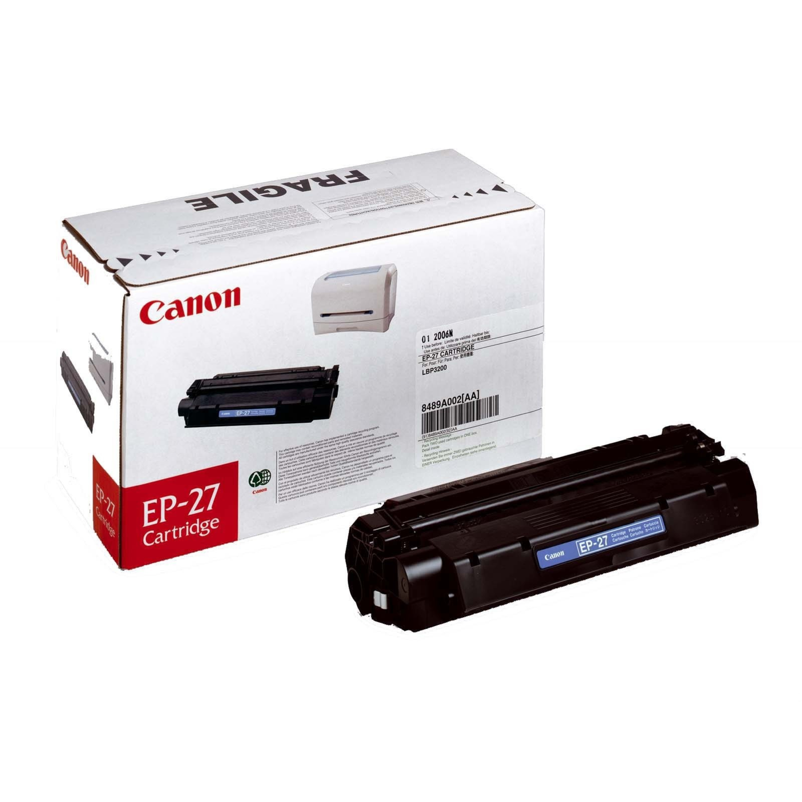 Canon Black Toner EP-27 Retail