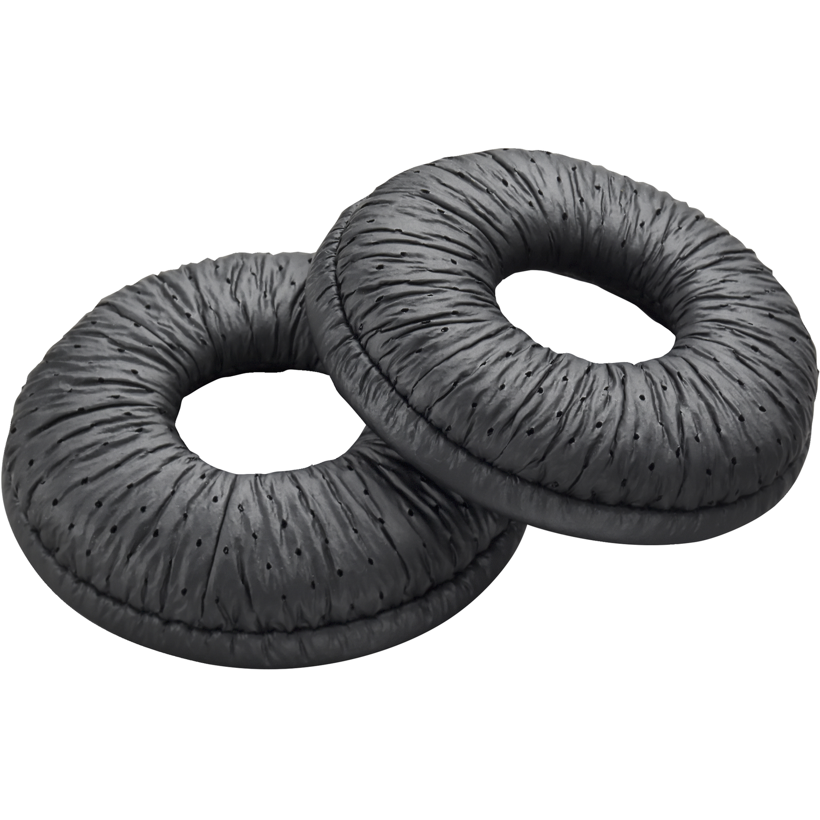 HPI Poly Ear Pads for Wireless Headset Synthetic Leather Black Pack of 2