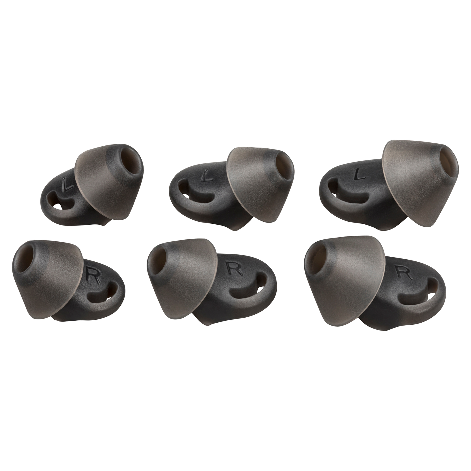 HPI Poly Ear Tips for Bluetooth Headset Medium Black Pack of 2