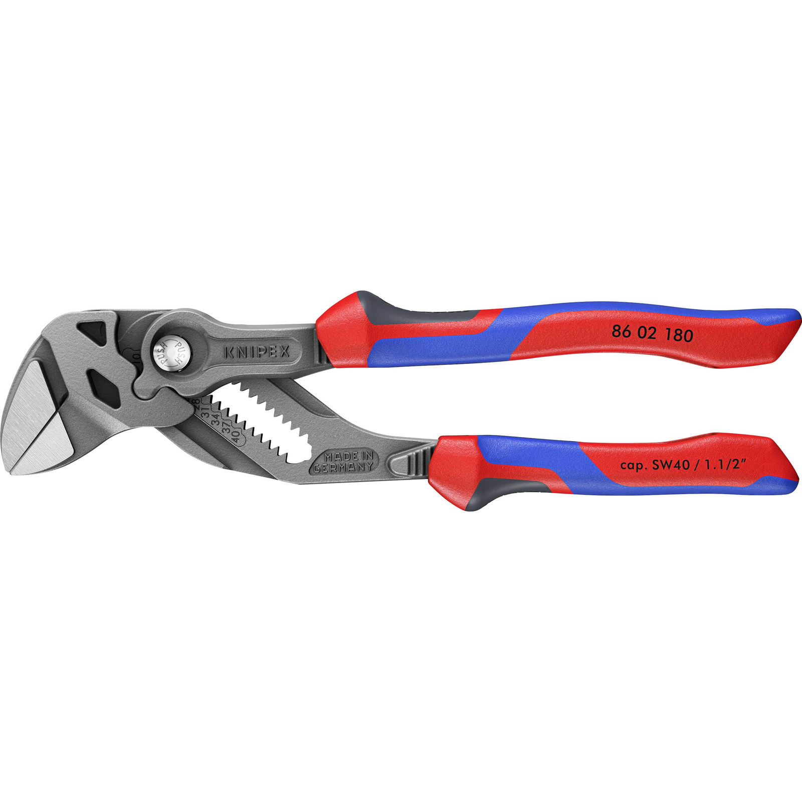 KNIPEX 86 02 180 4 Cm Plastic Blue/Red 43 Mm 18 Cm 14 Mm