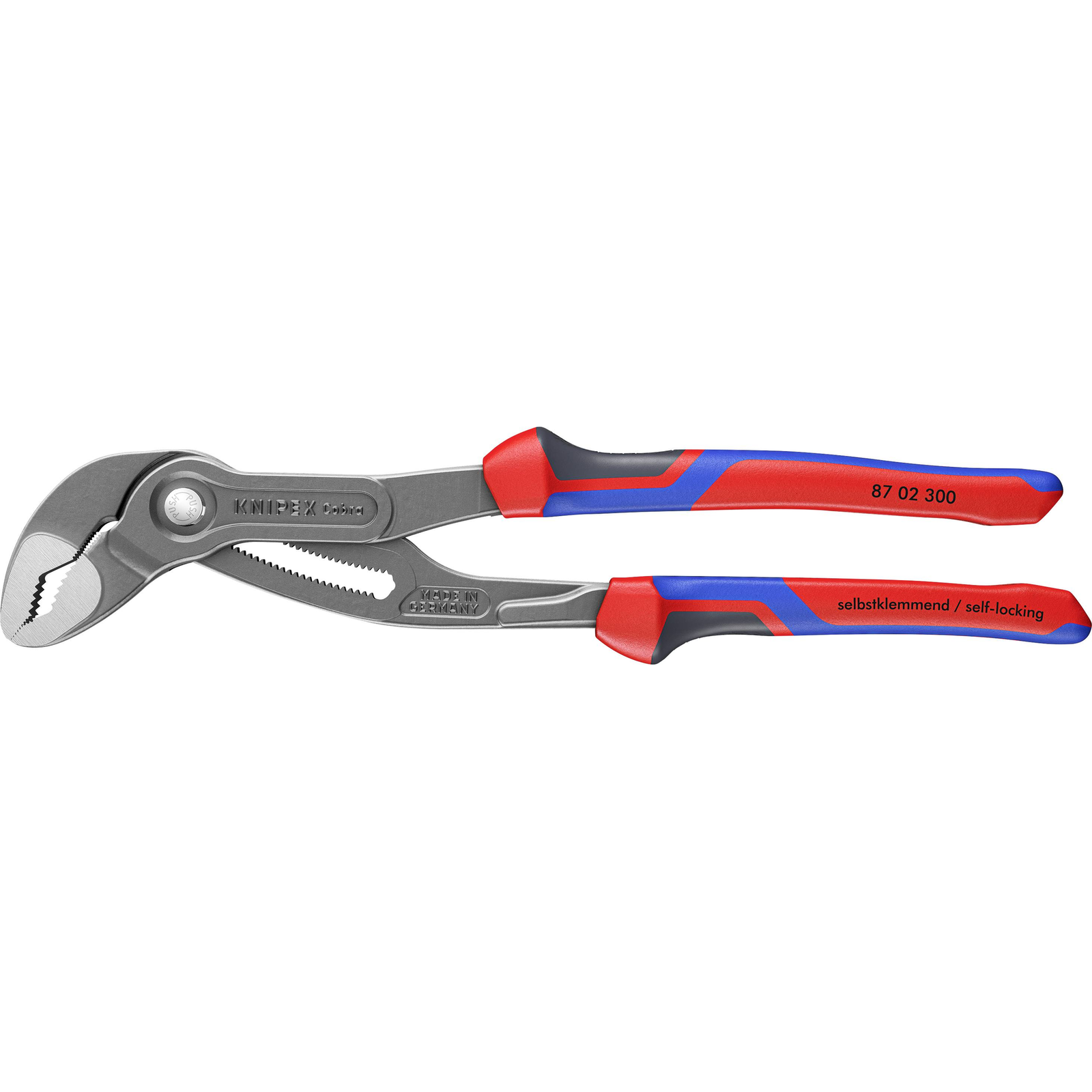 KNIPEX Cobra Plug-in Connection Pliers 7 Cm 6 Cm Chrome Vanadium Steel Plastic Blue/red