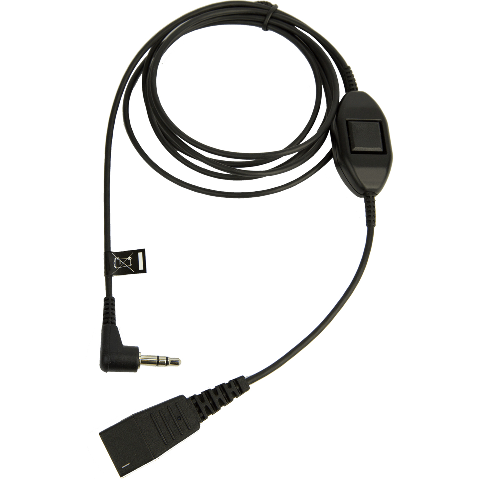 Jabra Headset Cable Quick Disconnect Male to Mini-phone Stereo 3.5mm Male