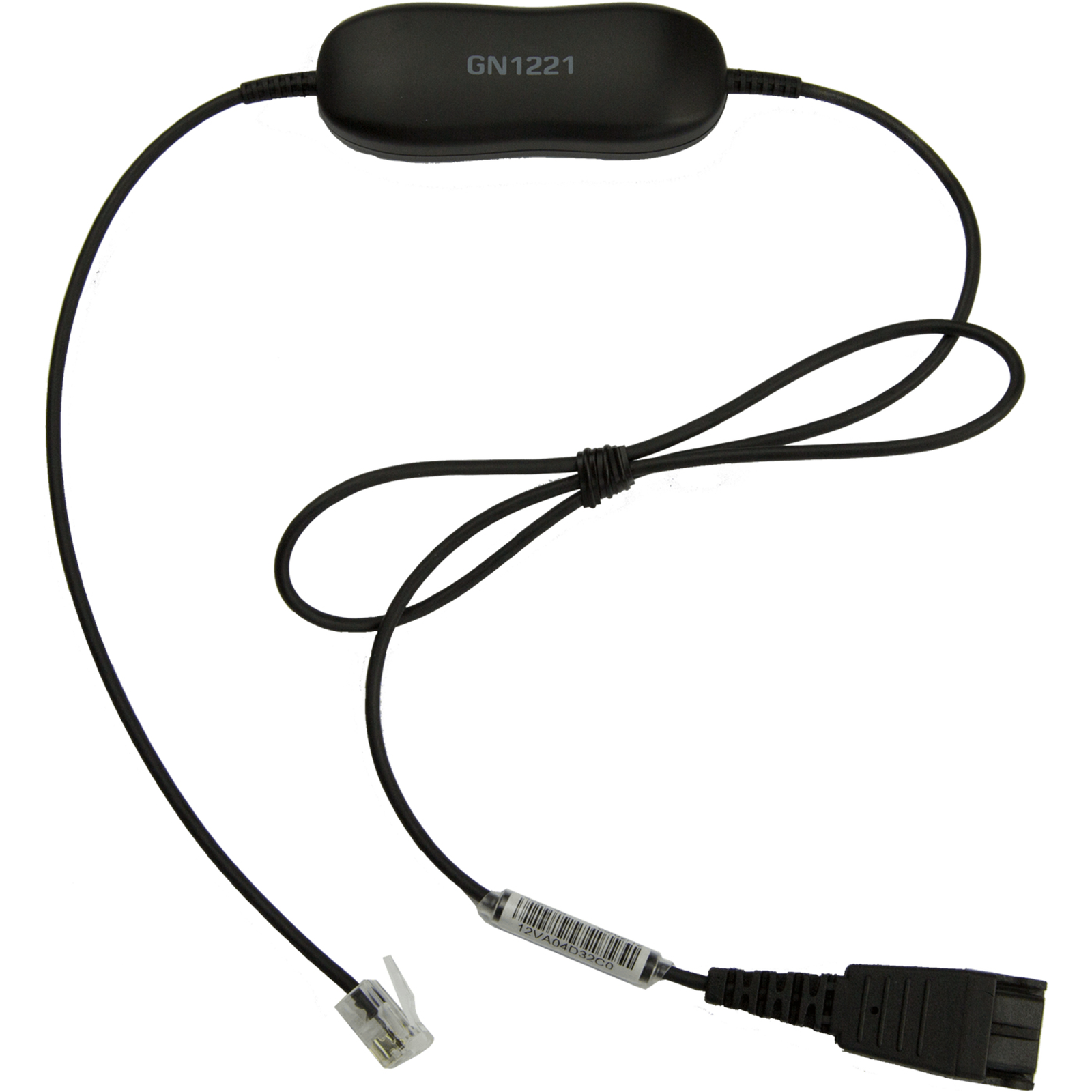 Jabra GN1221 Sound Limiter Headset Cable RJ-9 Male to Quick Disconnect