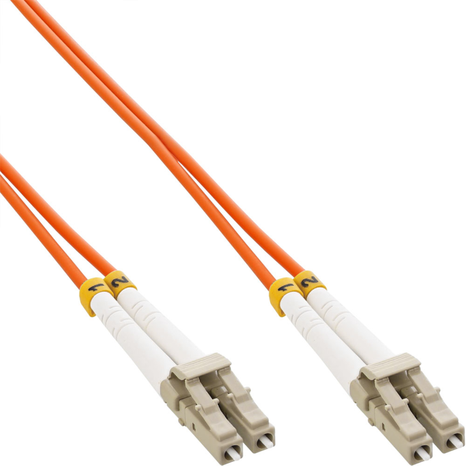 InLine Fiber Optic Duplex Cable LC-LC 50-125 OM2 7m