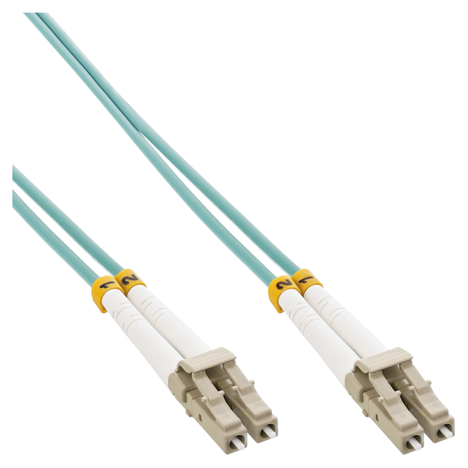 InLine Fiber Optic Duplex Cable LC-LC 50-125 OM3 5m