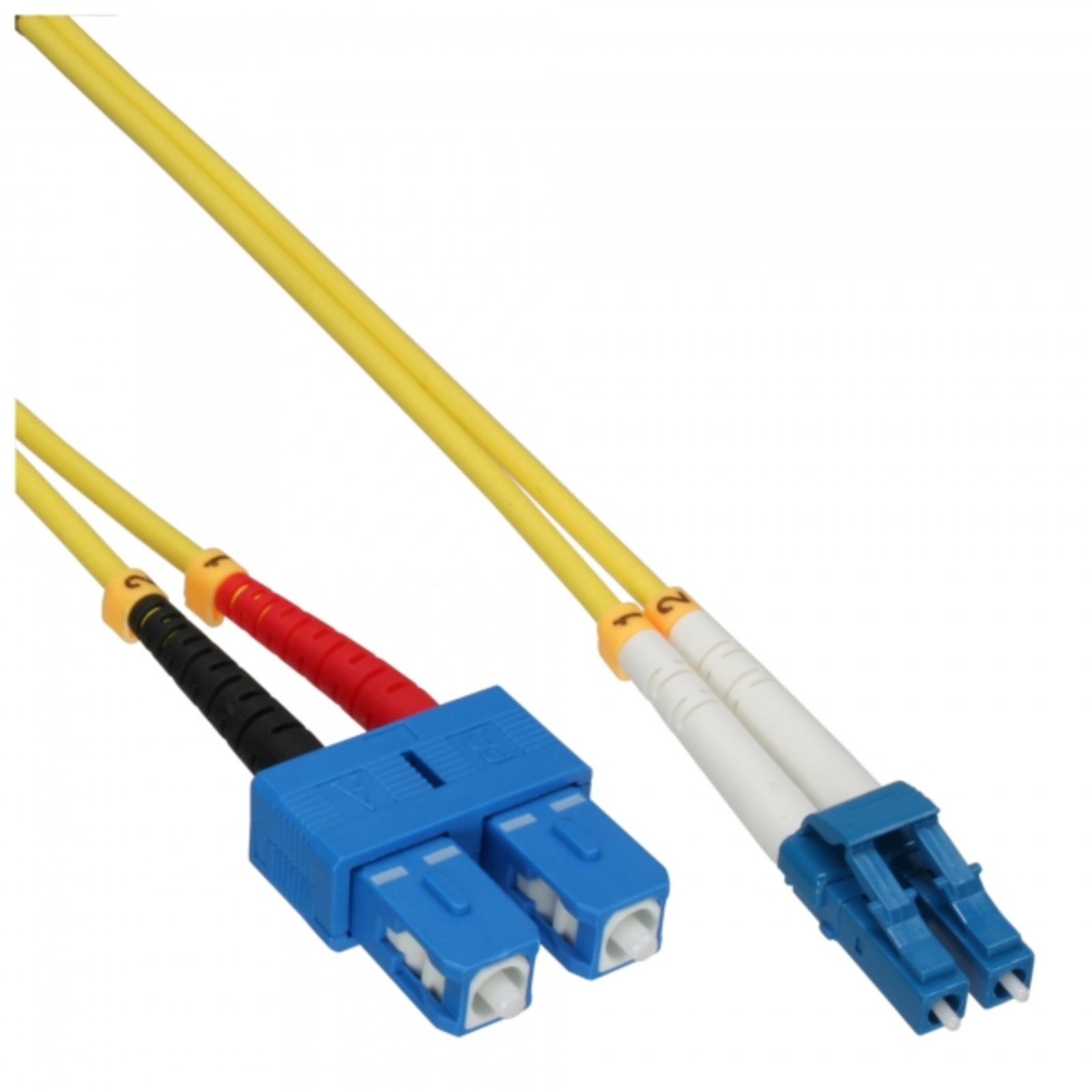 InLine Fiber Optic Duplex Cable LC-SC 9-125 OS2 3m