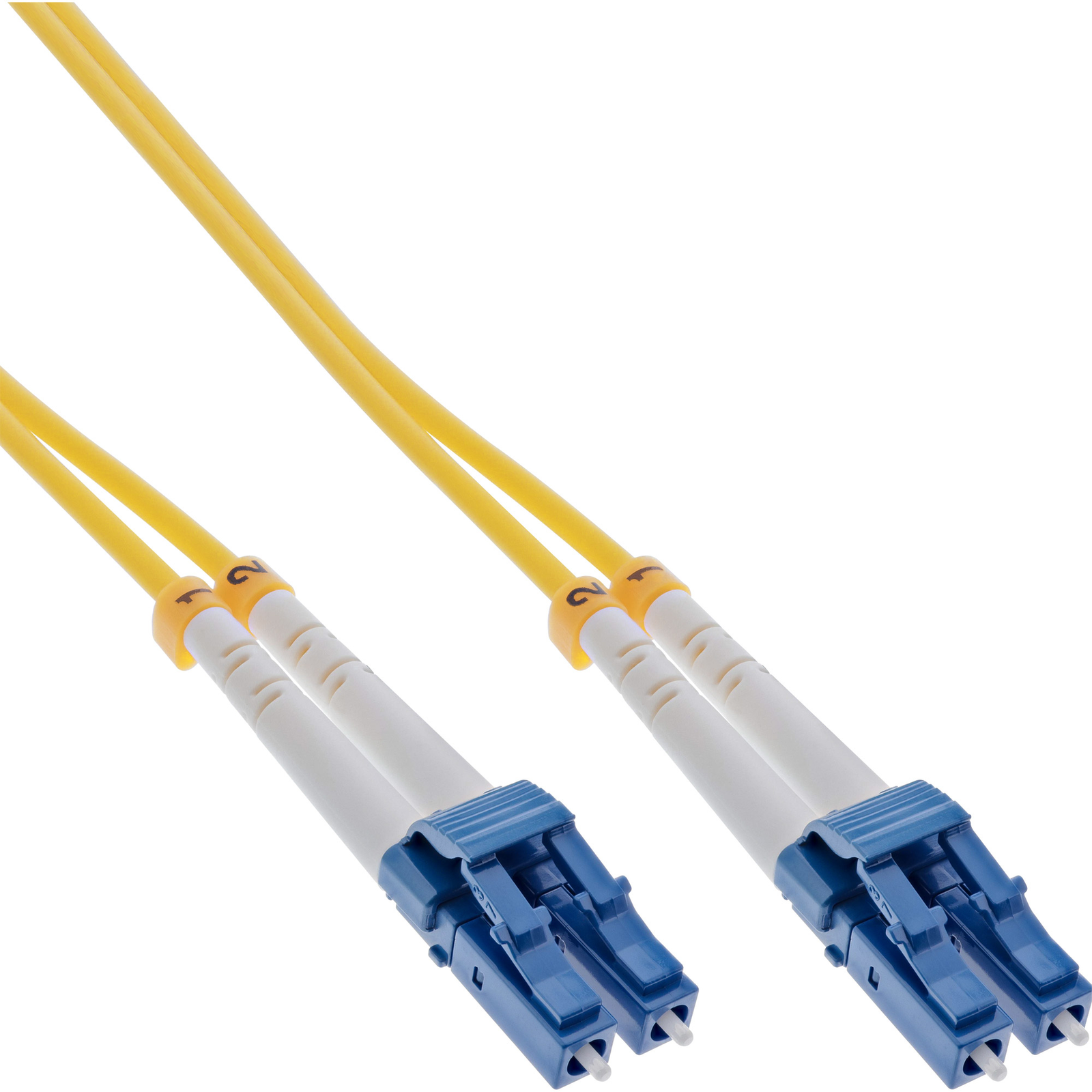 InLine Fiber Optic Duplex Cable LC-LC 9-125 OS2 1m