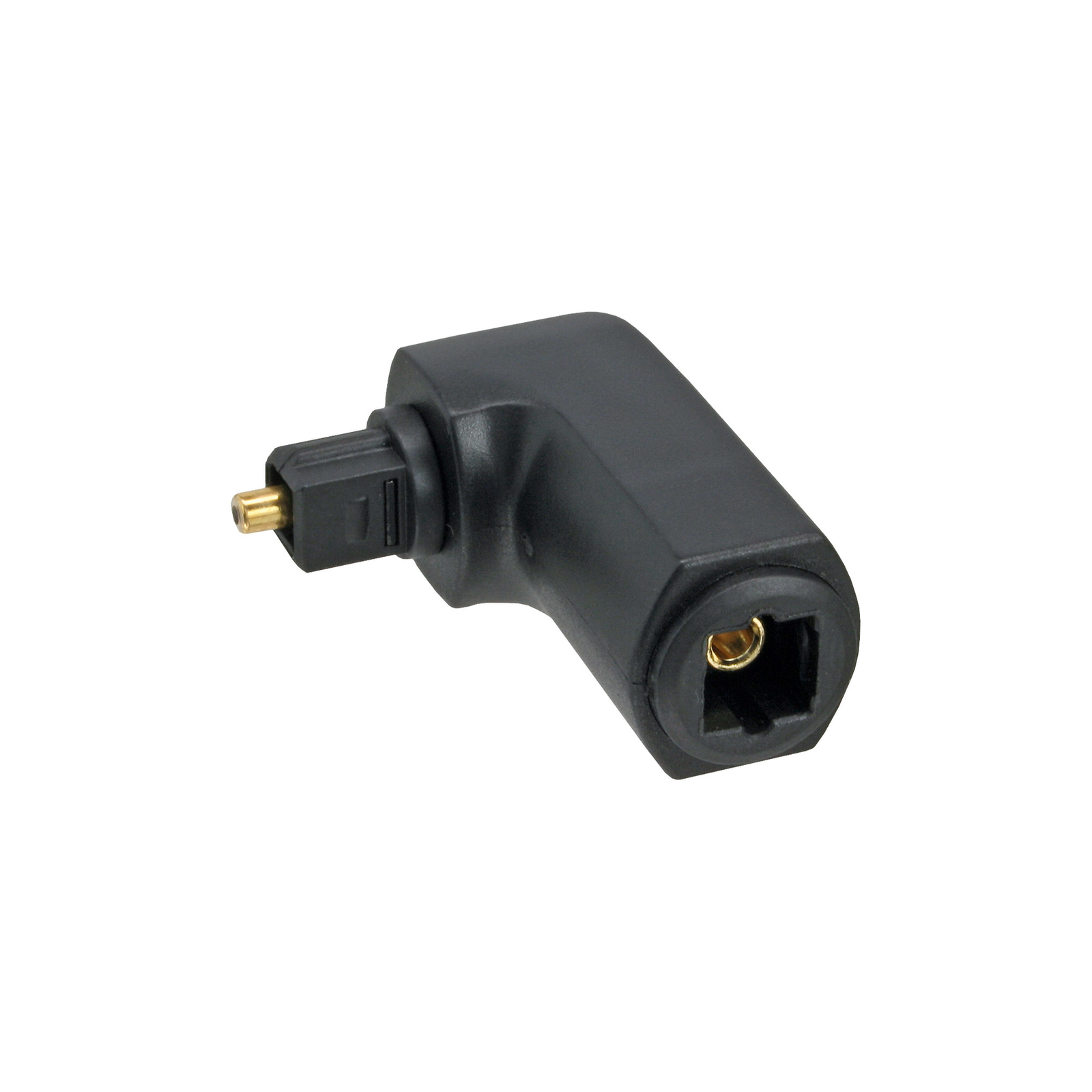 InLine OPTO Audio Adapter Toslink Socket Plug 90 Angled