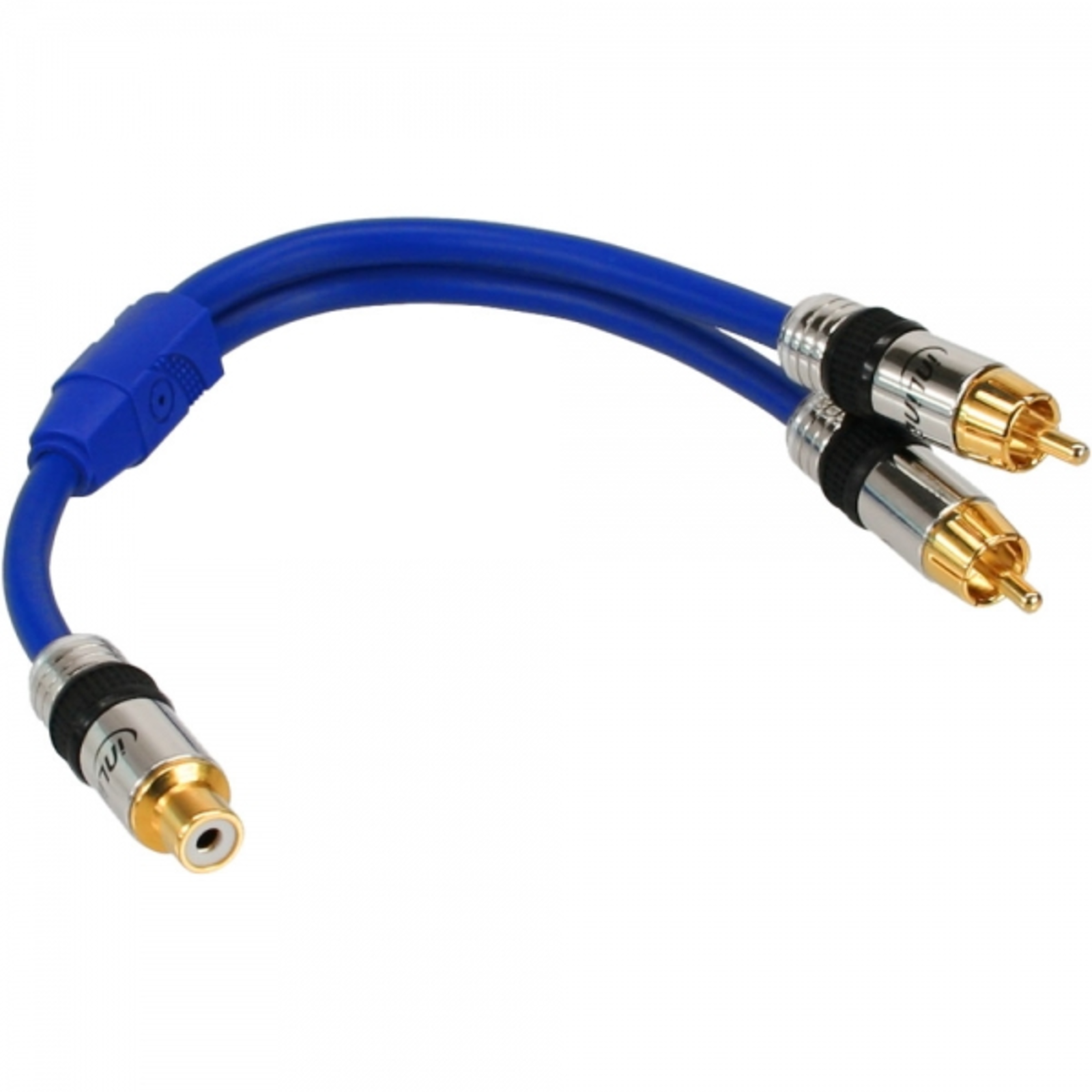 InLine Cinch-Y Cable PREMIUM 1x Cinch Socket to 2x Cinch Plug 0.25m