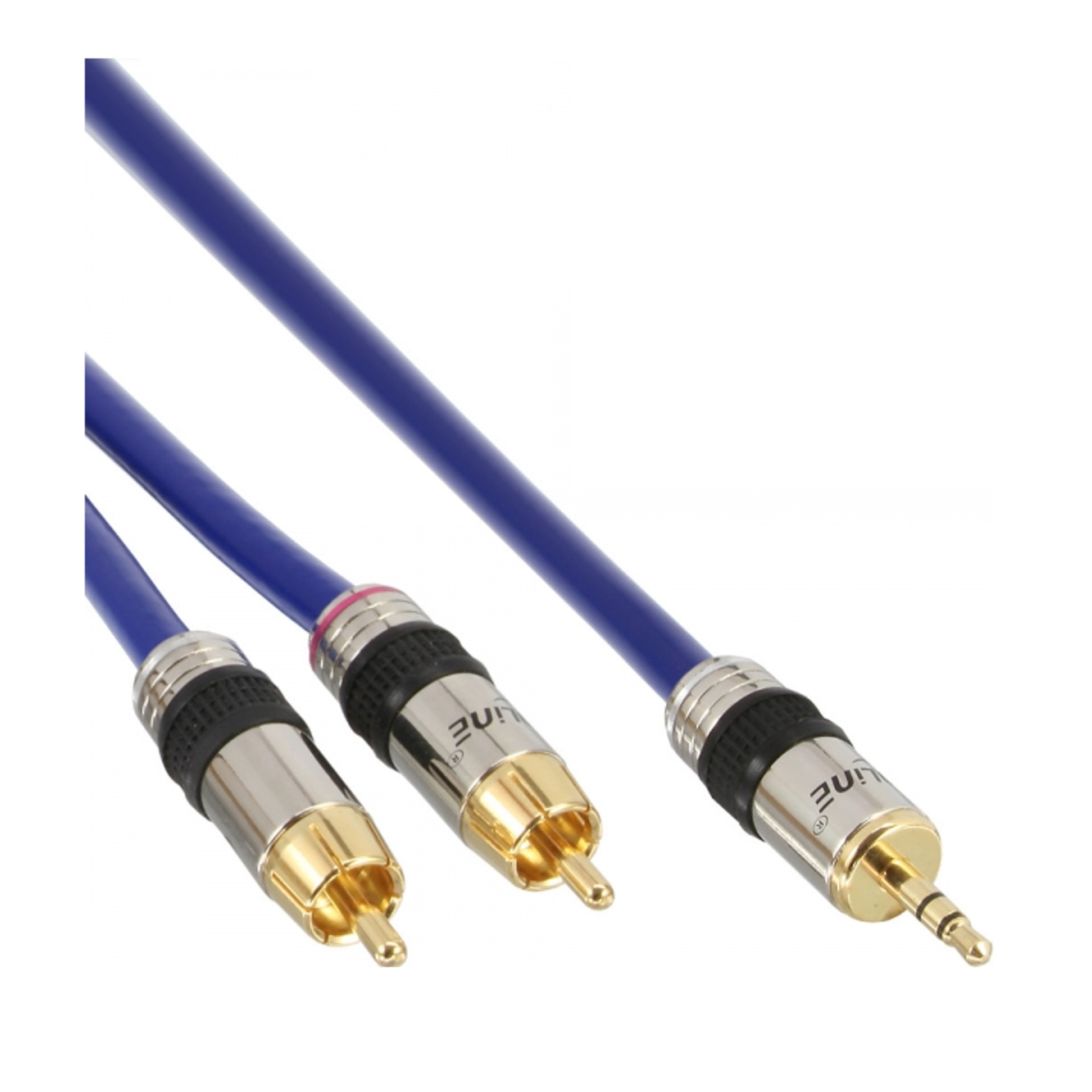 InLine RCA-jack Cable PREMIUM 2x RCA Plug to 3.5mm Jack 7m