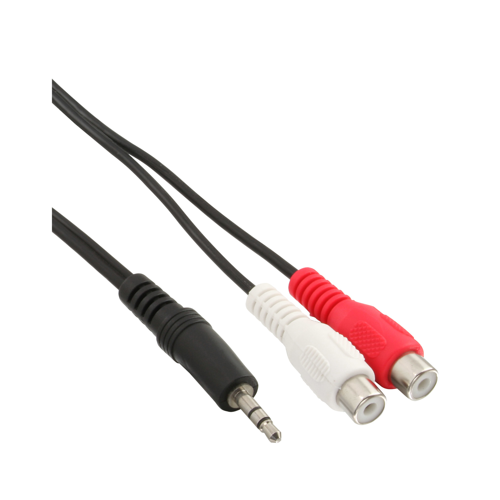 InLine Audio Cable RCA X 2 (F) to Stereo Mini Jack Plug (M)