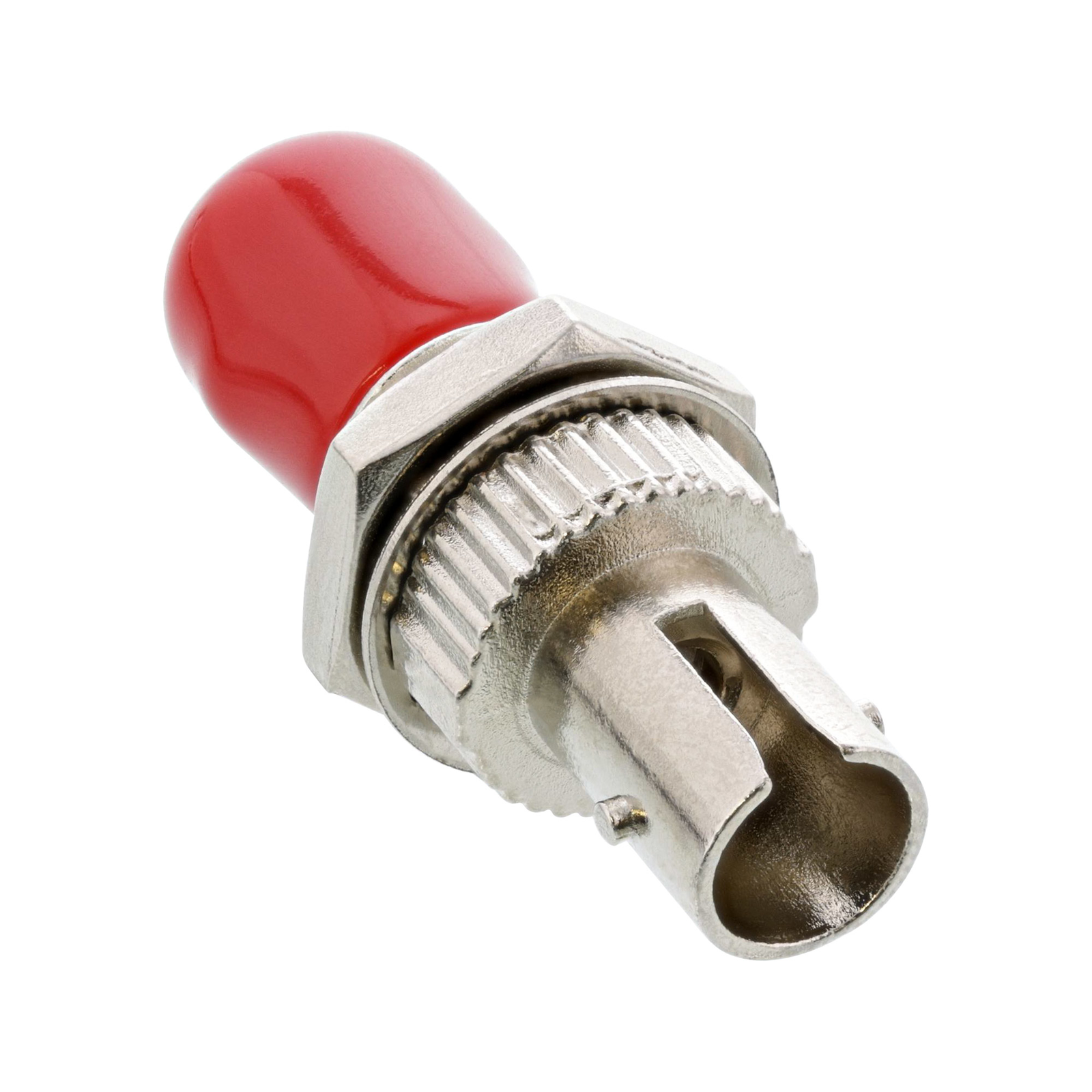 InLine Fiber Optic Coupler Simplex ST-ST Multimode Ceramic Sleeve