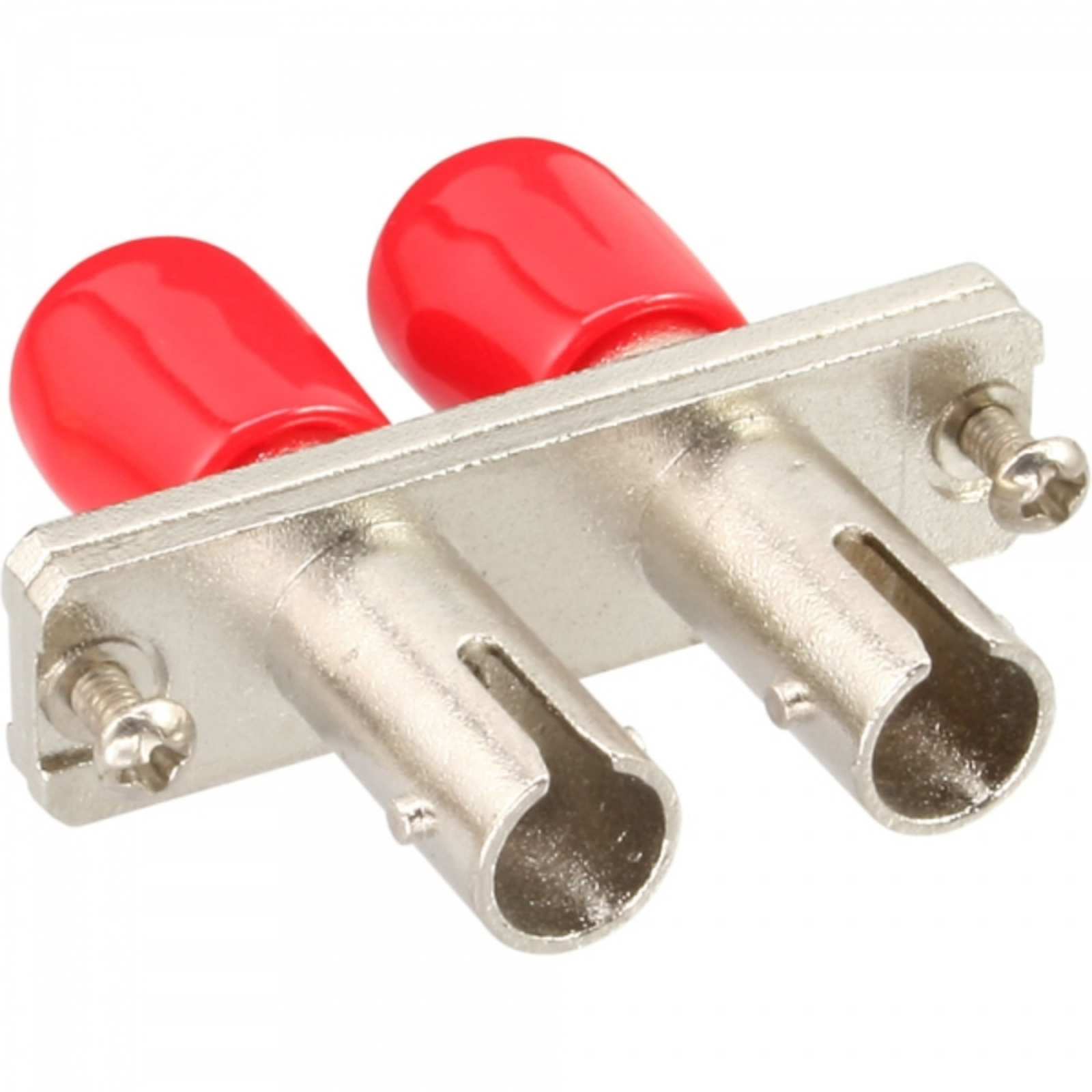 InLine Fiber Optic Coupler Duplex ST-ST Multimode Ceramic Sleeve for Installation