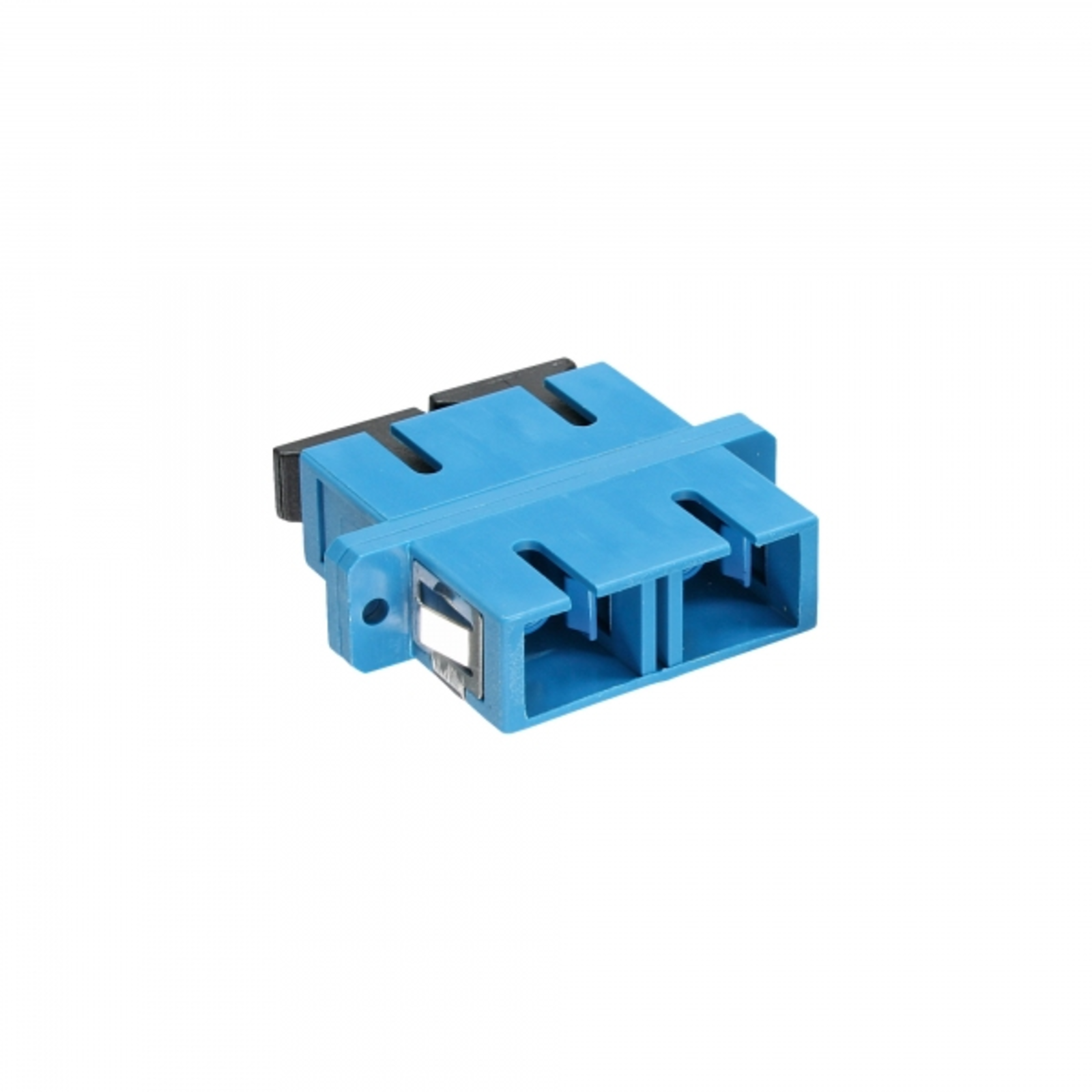 InLine Fiber Optic Coupler Duplex SC-SC Singlemode Blue Ceramic Sleeve for Installation