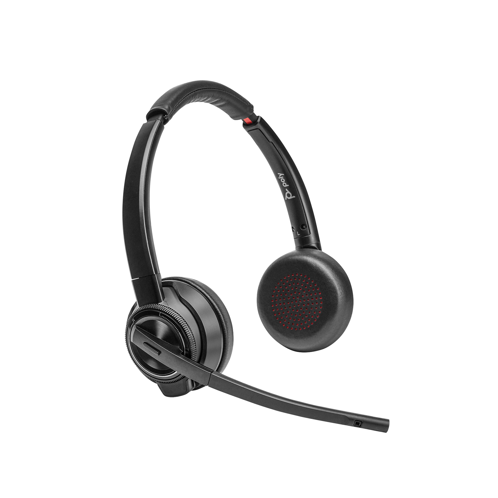HP Poly Savi 8420 Headphones Wireless Headband Officecall Center Bluetooth Black (8L5B3AA)