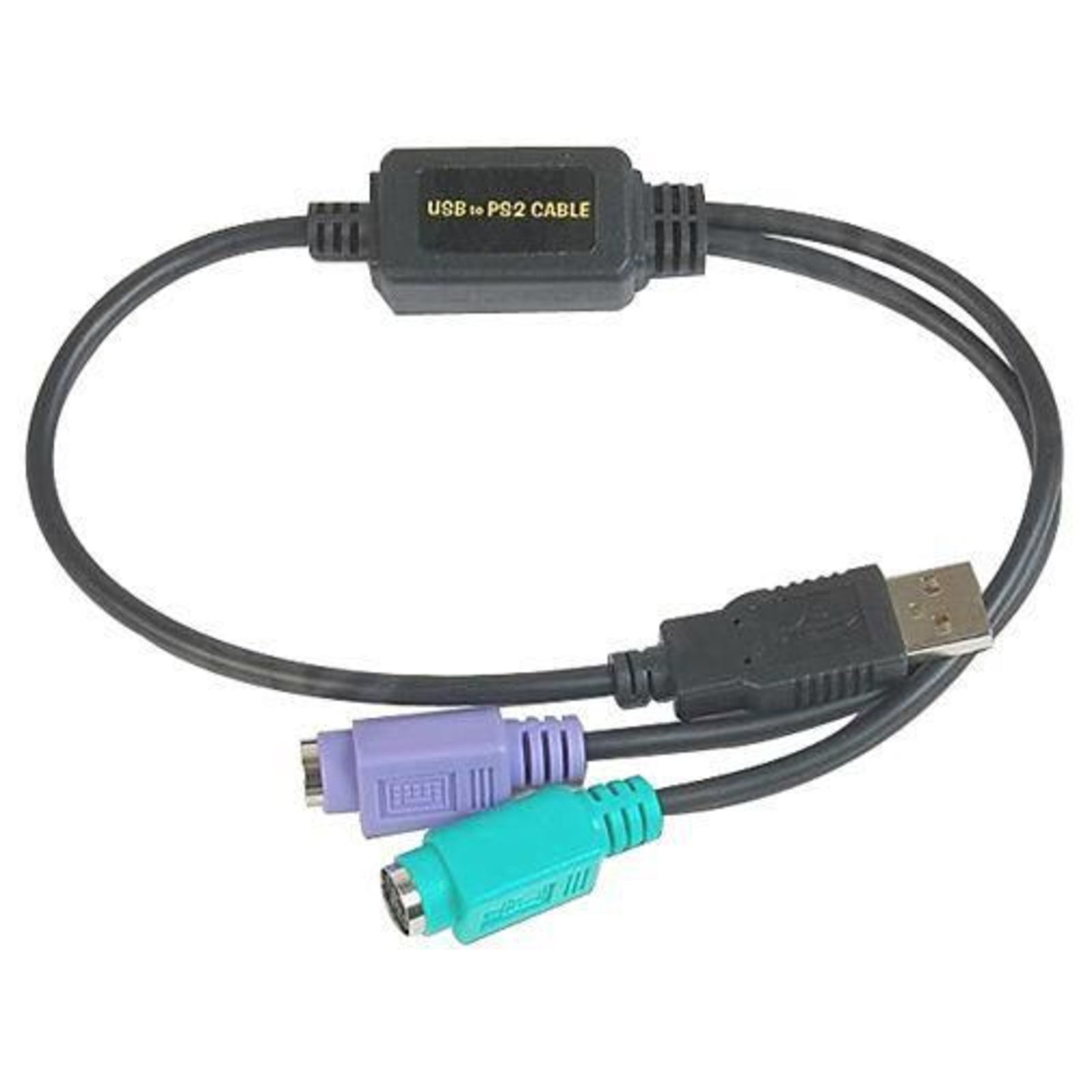 Datalogic ADP-203 Wedge to USB Adapter 0.5 M 2x 6-p Mini-DIN USB A Black (90ACC1903)