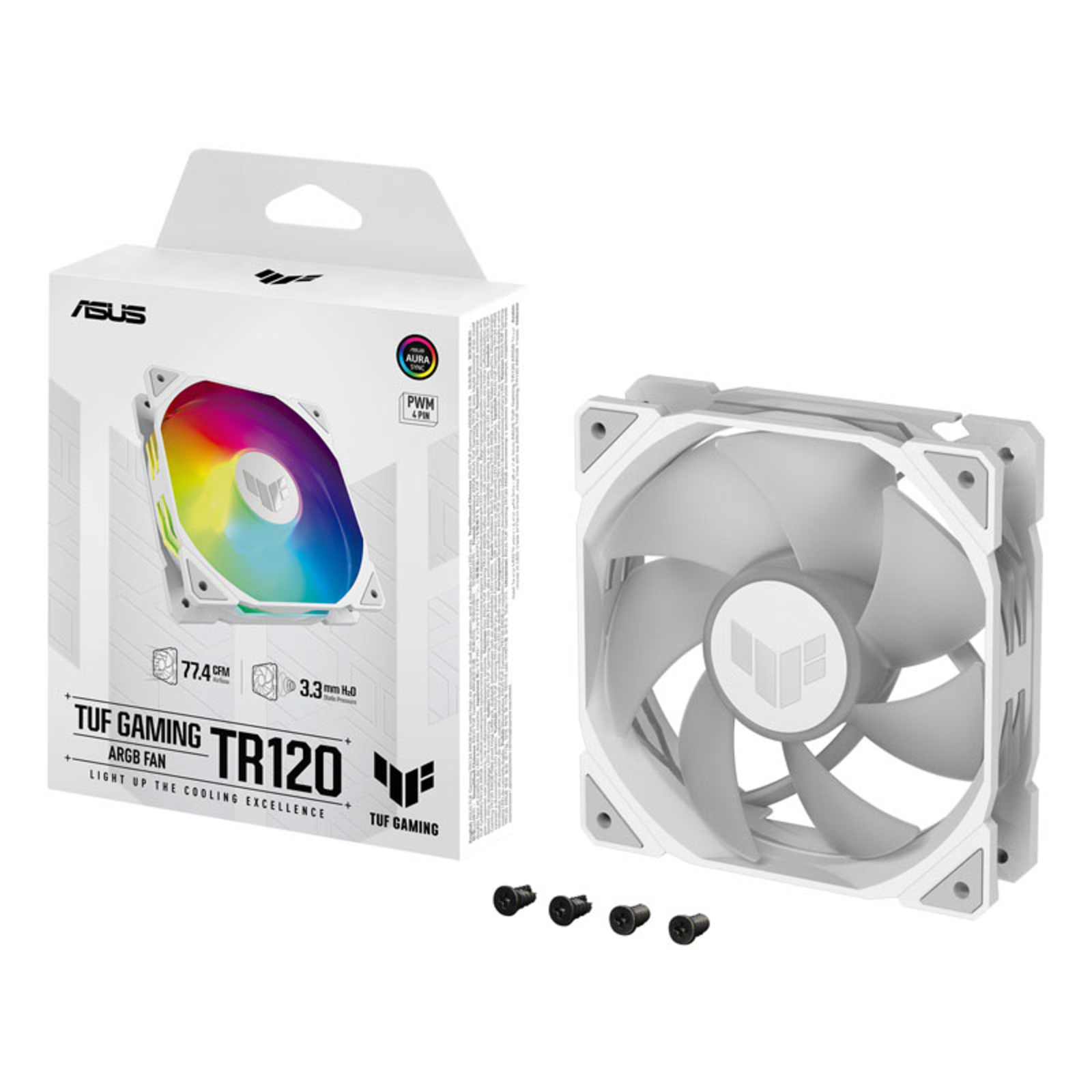 ASUS TUF Gaming TR120 ARGB White Housing Fan