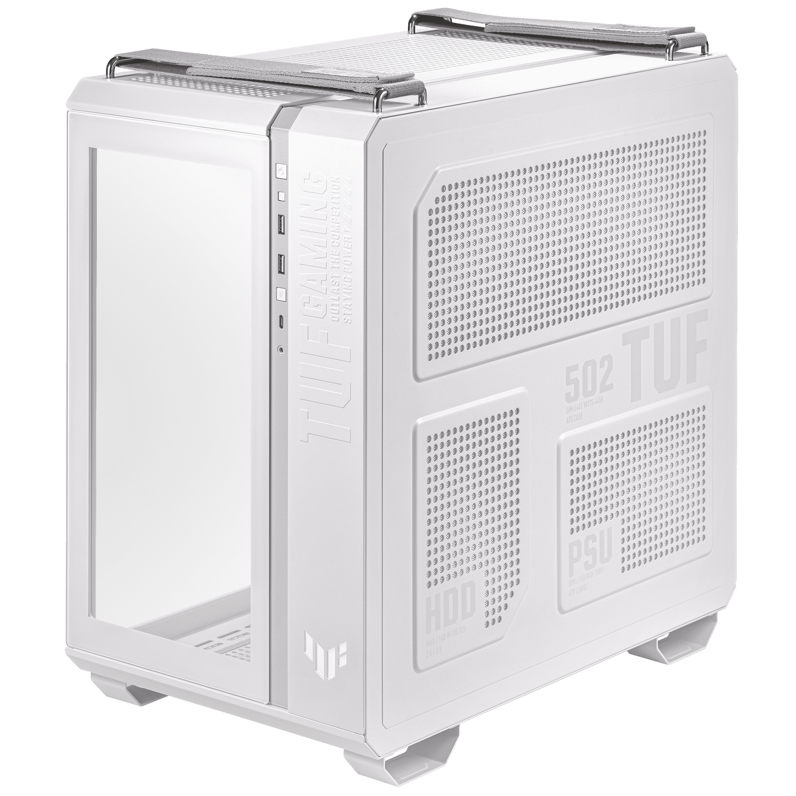 ASUS TUF Gaming GT502 PLUS TG White PC Case
