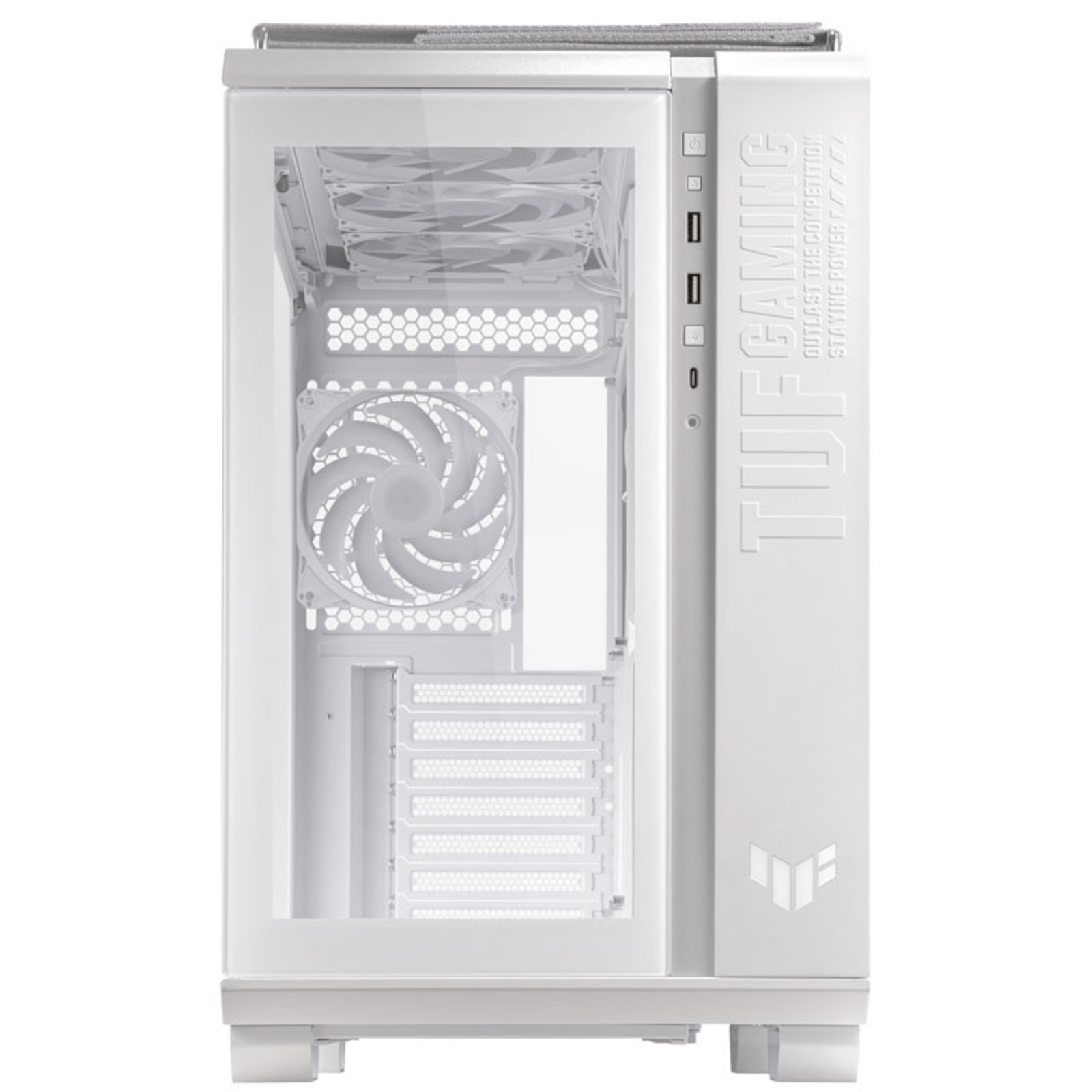 ASUS TUF Gaming GT502 PLUS TG White PC Case