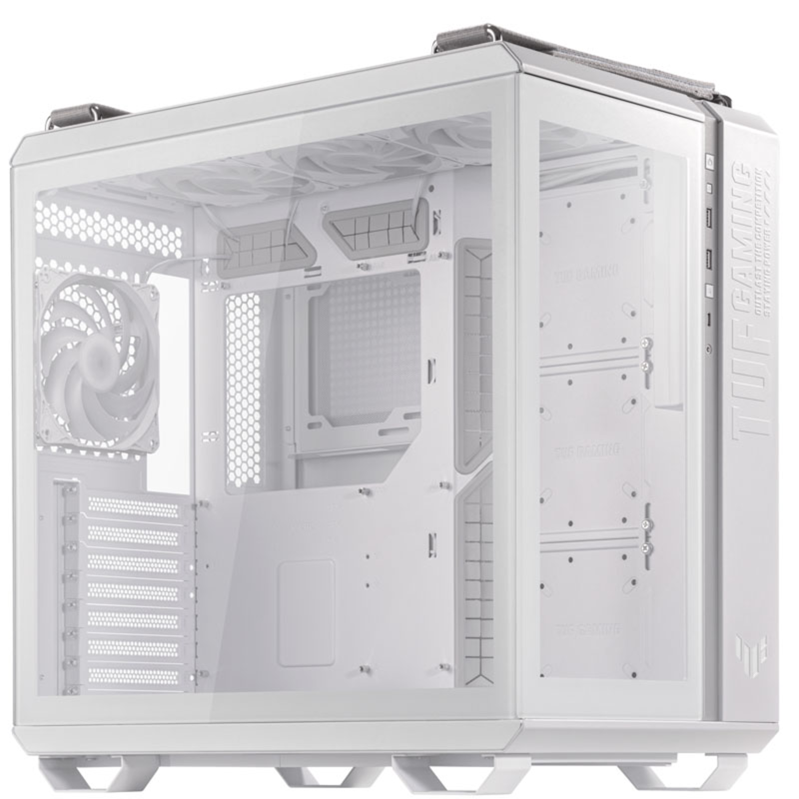 ASUS TUF Gaming GT502 PLUS TG White PC Case
