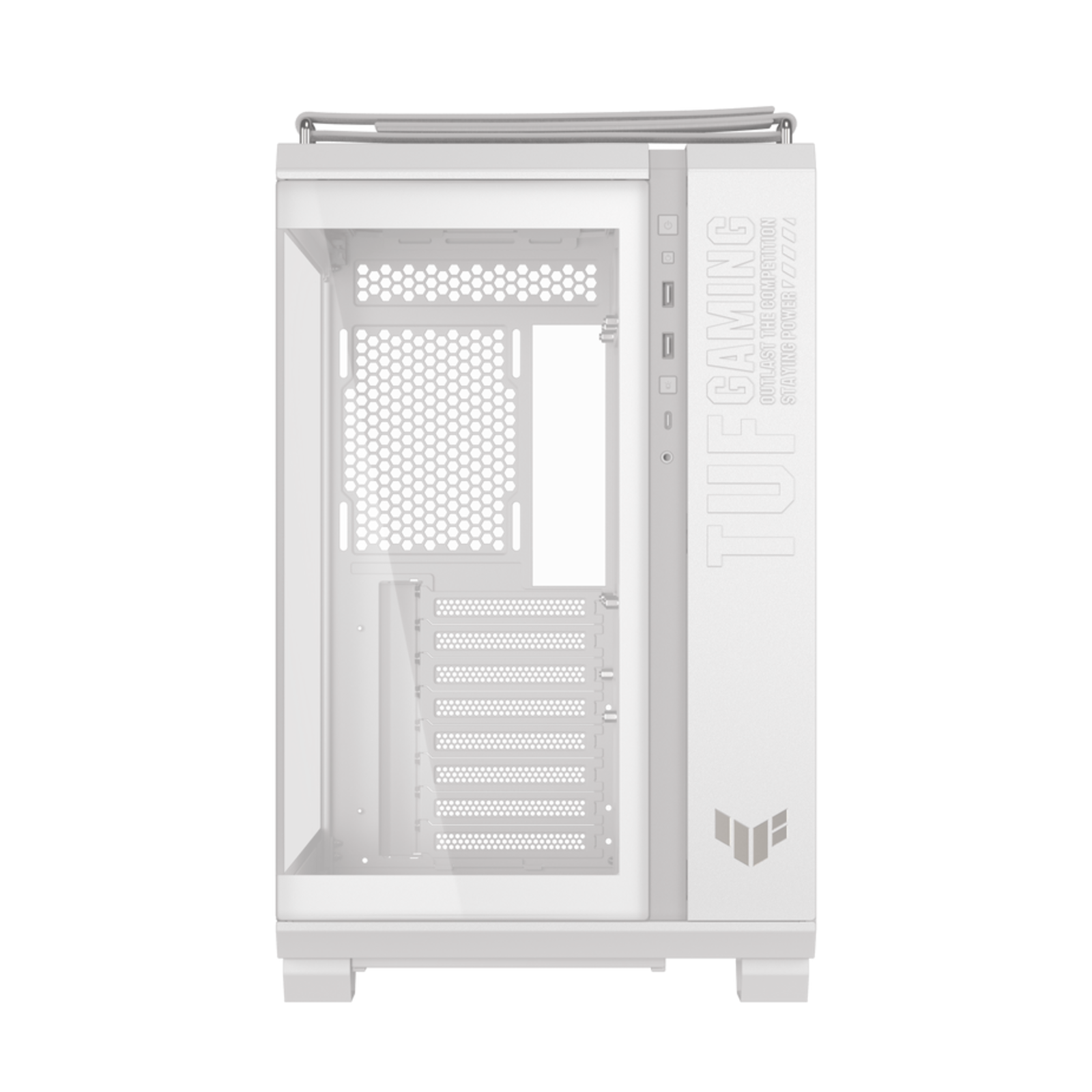 ASUS GT502 HORIZON TG ARGB WHITE MT/WITHOUT Power Supply/ATX