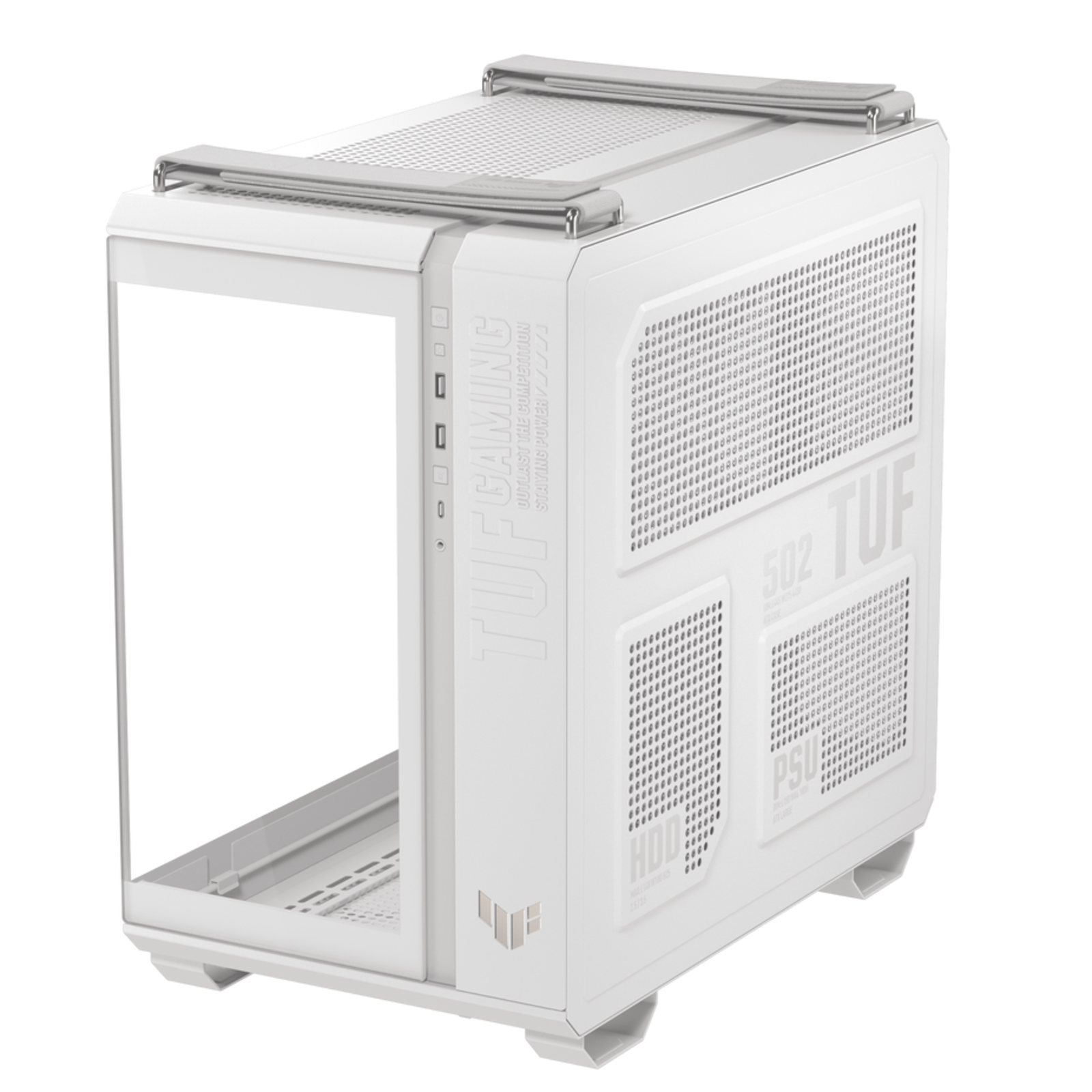 ASUS GT502 HORIZON TG ARGB WHITE MT/WITHOUT Power Supply/ATX
