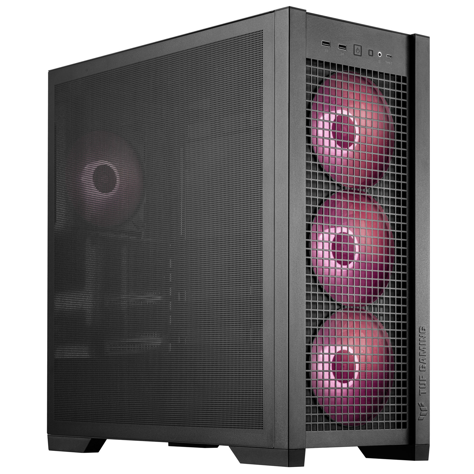 ASUS TUF Gaming GT302 TG ARGB Black PC Case