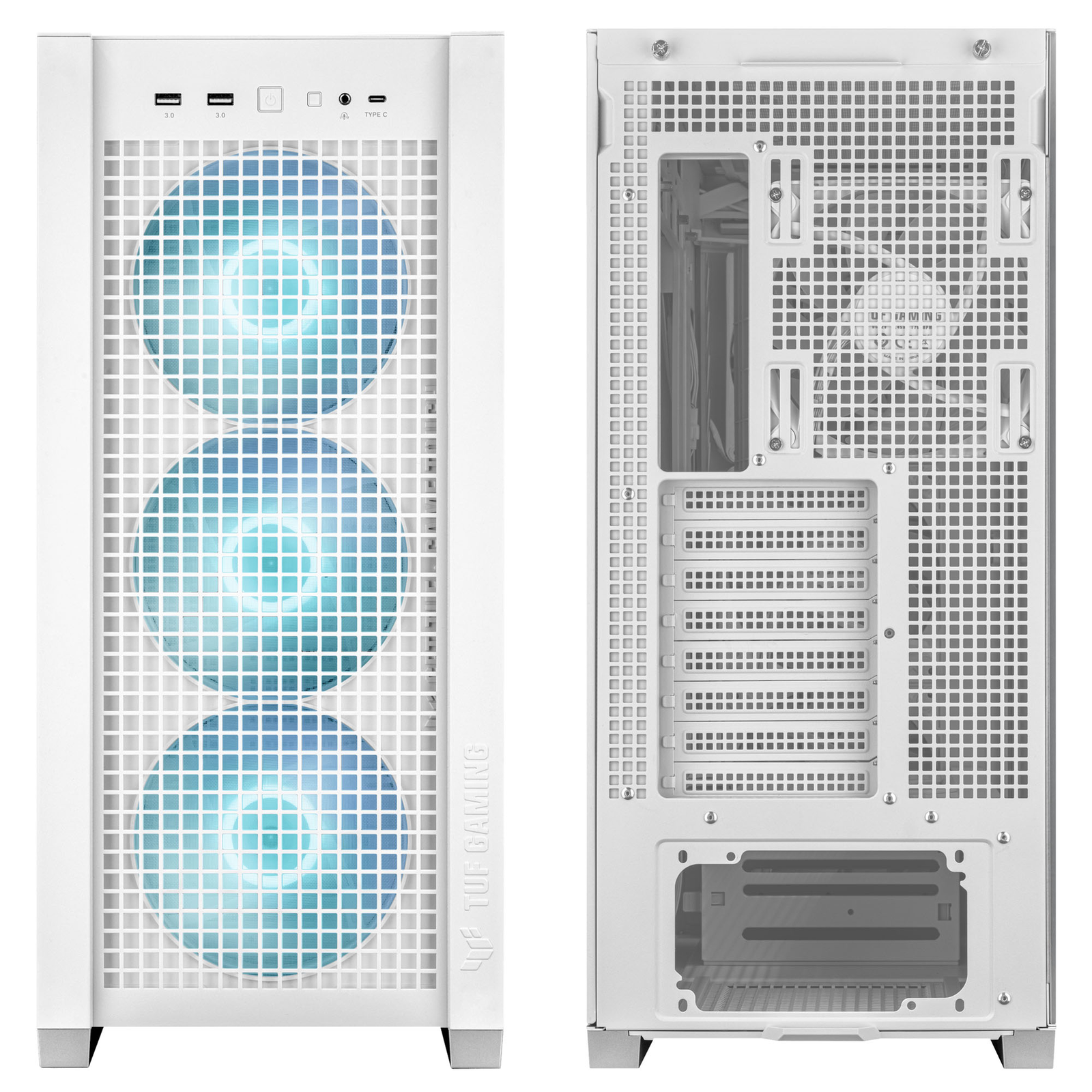 ASUS TUF Gaming GT302 TG ARGB White PC Case