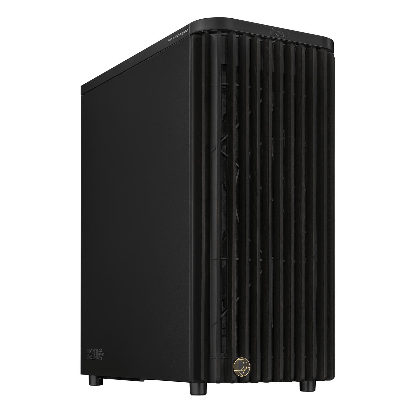ASUS Case PROART PA401 WOOD METAL Mid Tower ATX 1xUSB-C Gen2x2 2xUSB 3.0 2x 160mm Fan Black