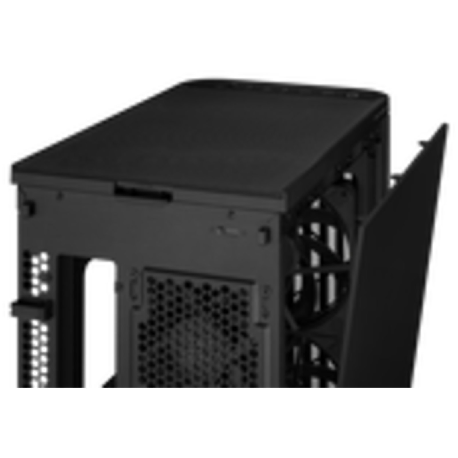 ASUS Case PROART PA401 WOOD METAL Mid Tower ATX 1xUSB-C Gen2x2 2xUSB 3.0 2x 160mm Fan Black