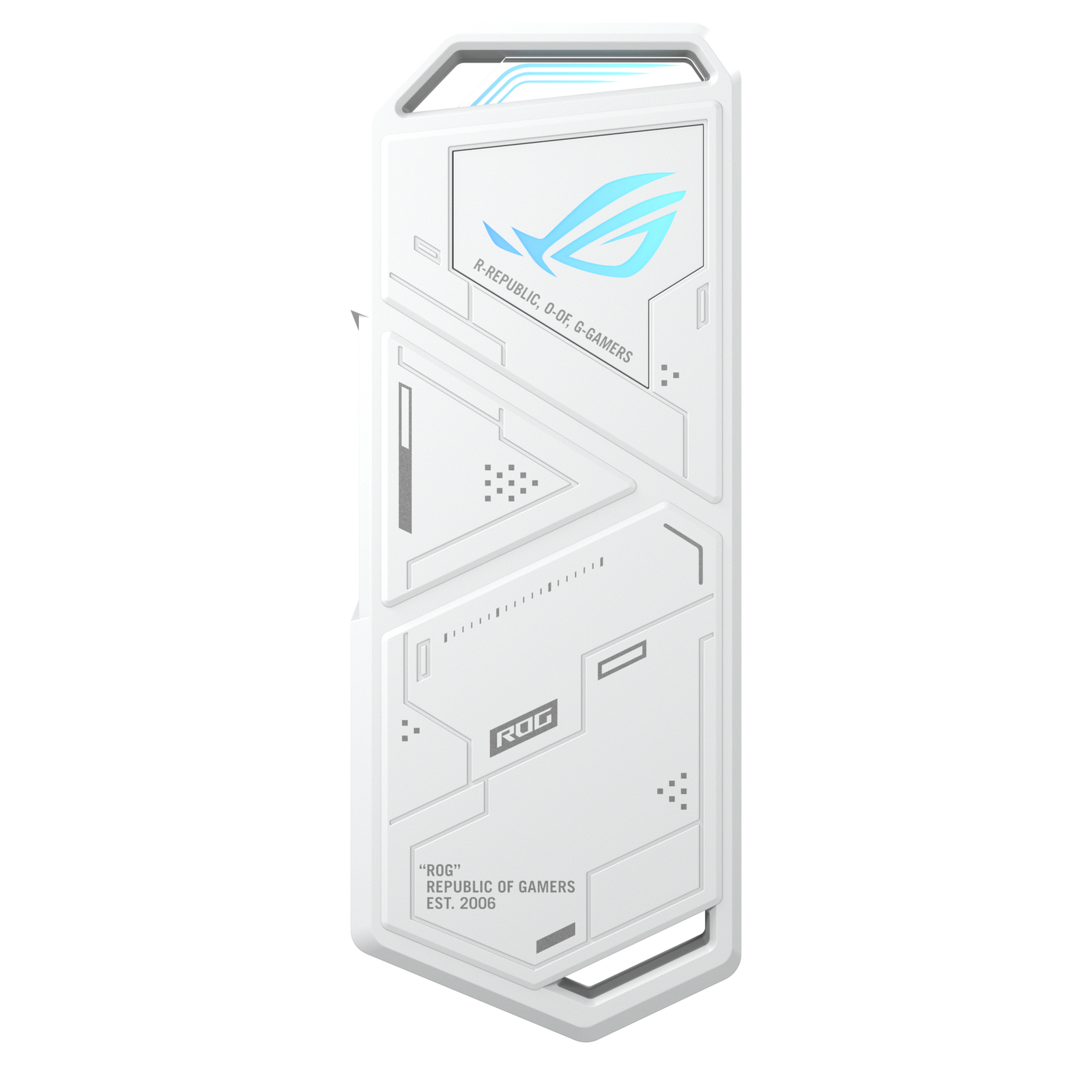 ASUS Go USB ROG Strix Arion White M2 SSD Enclosure with Aura