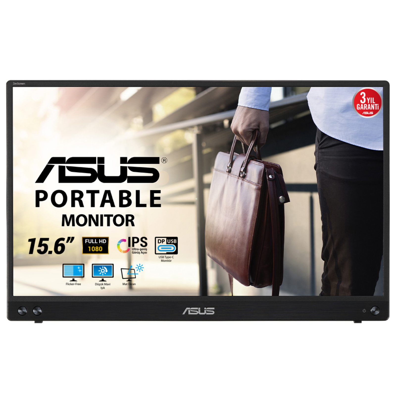 ASUS ZenScreen MB16ACV Mobile Monitor IPS Full HD USB-C