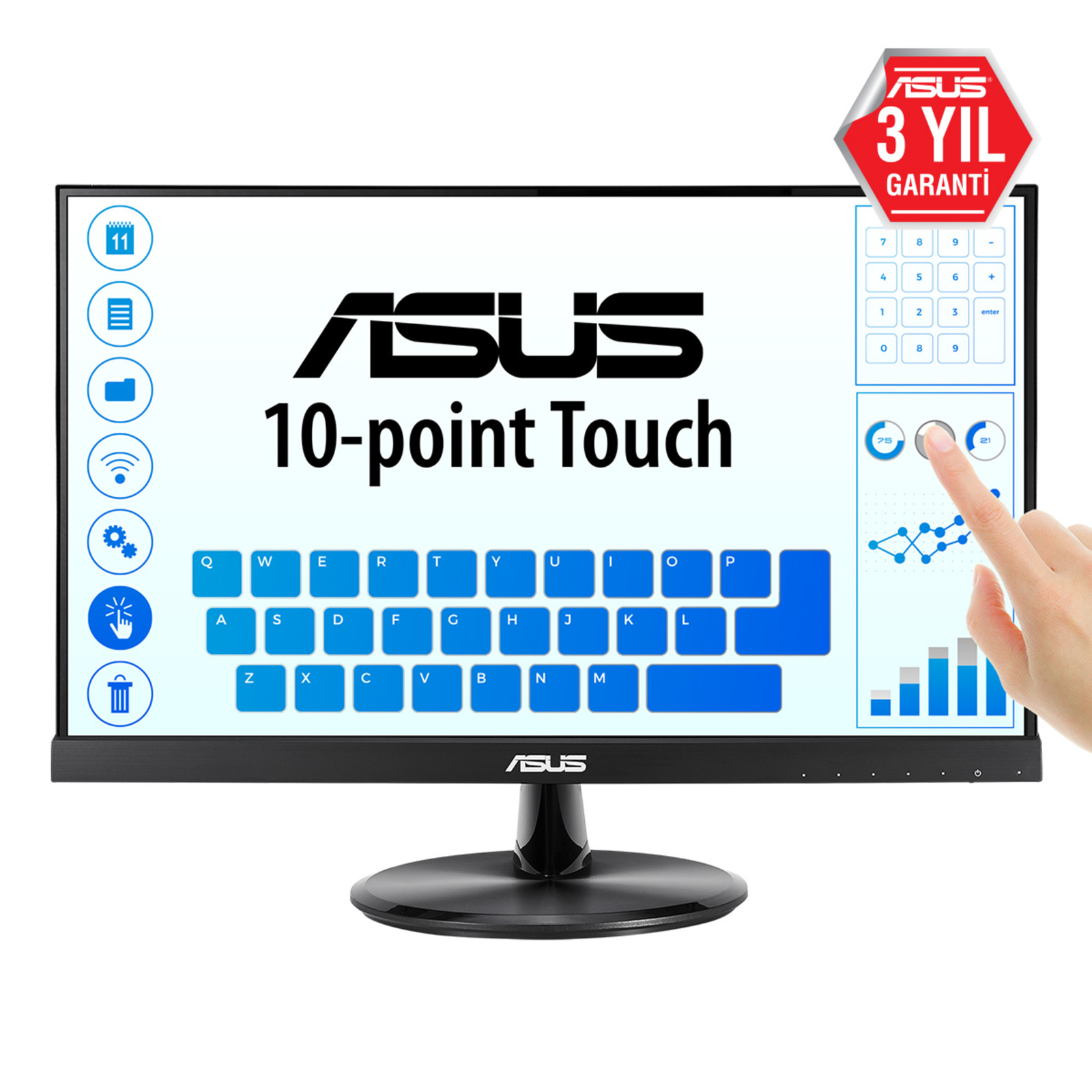 ASUS Touch VT229H 54.6cm 16-9 FHD HDMI