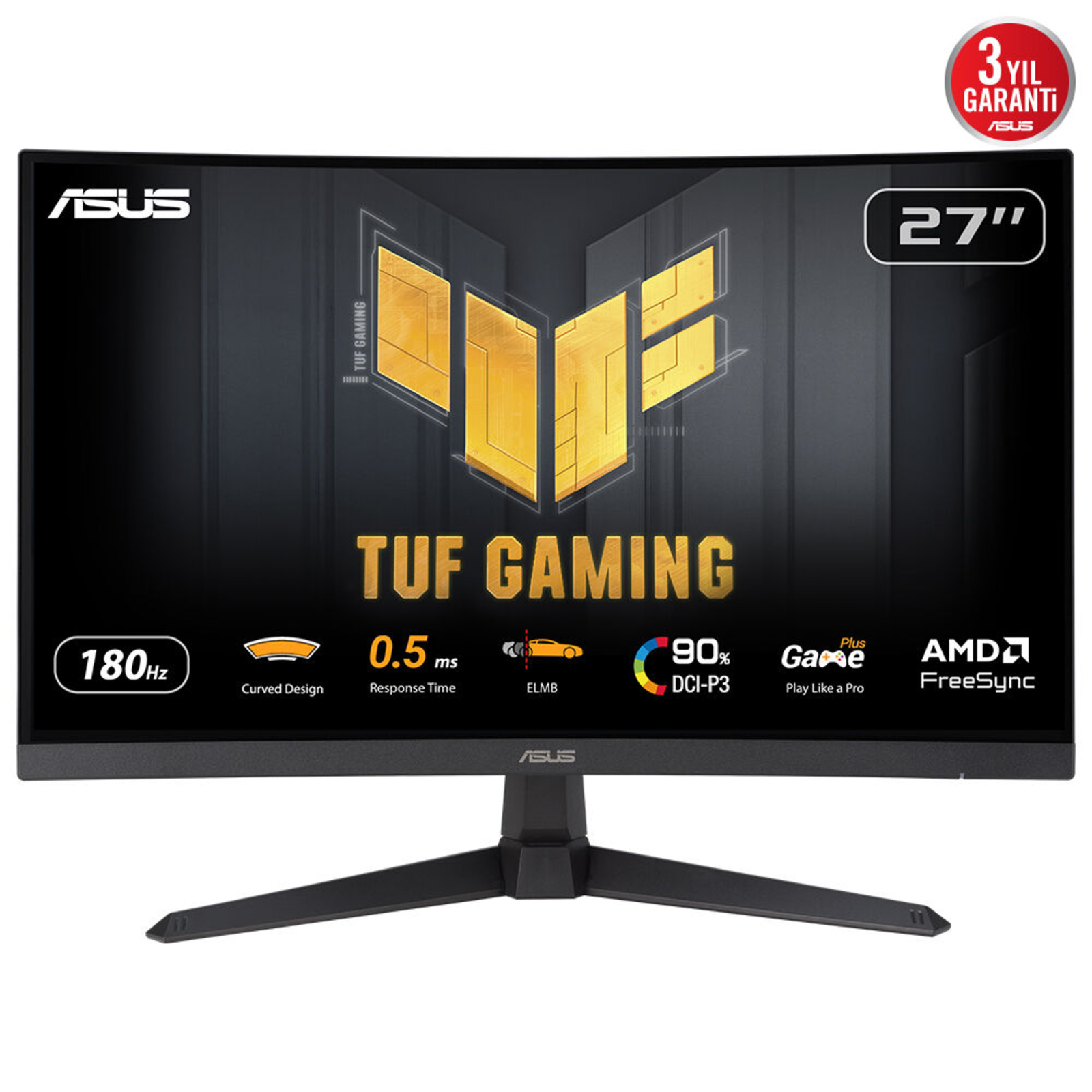 ASUS TUF Gaming VG27WQ3B 27 2560 X 1440 (2K) HDMI DisplayPort 180Hz
