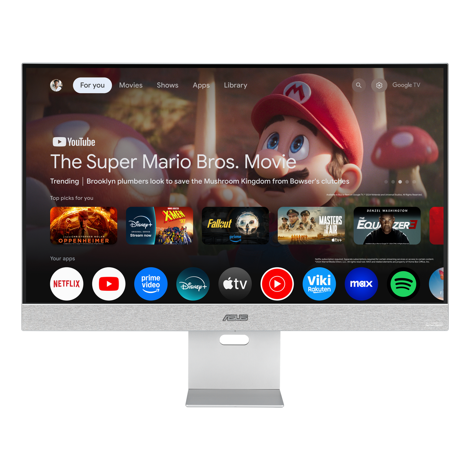 ASUS ZenScreen Smart MS32UC IPS WLED UHD 169 350 Cd/m2 HDMI DP USB-C 31.5inch 5 Ms