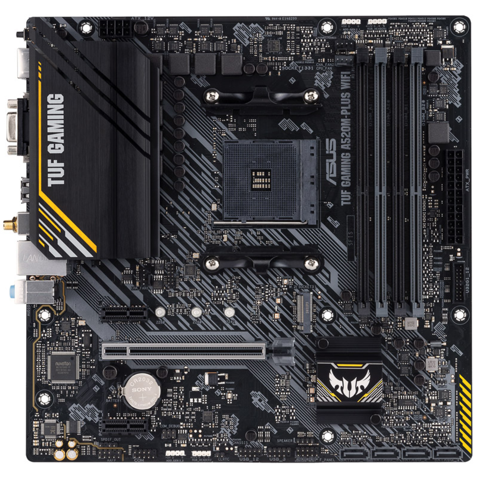 ASUS TUF GAMING A520M-PLUS WIFI Micro-ATX AM4 A520