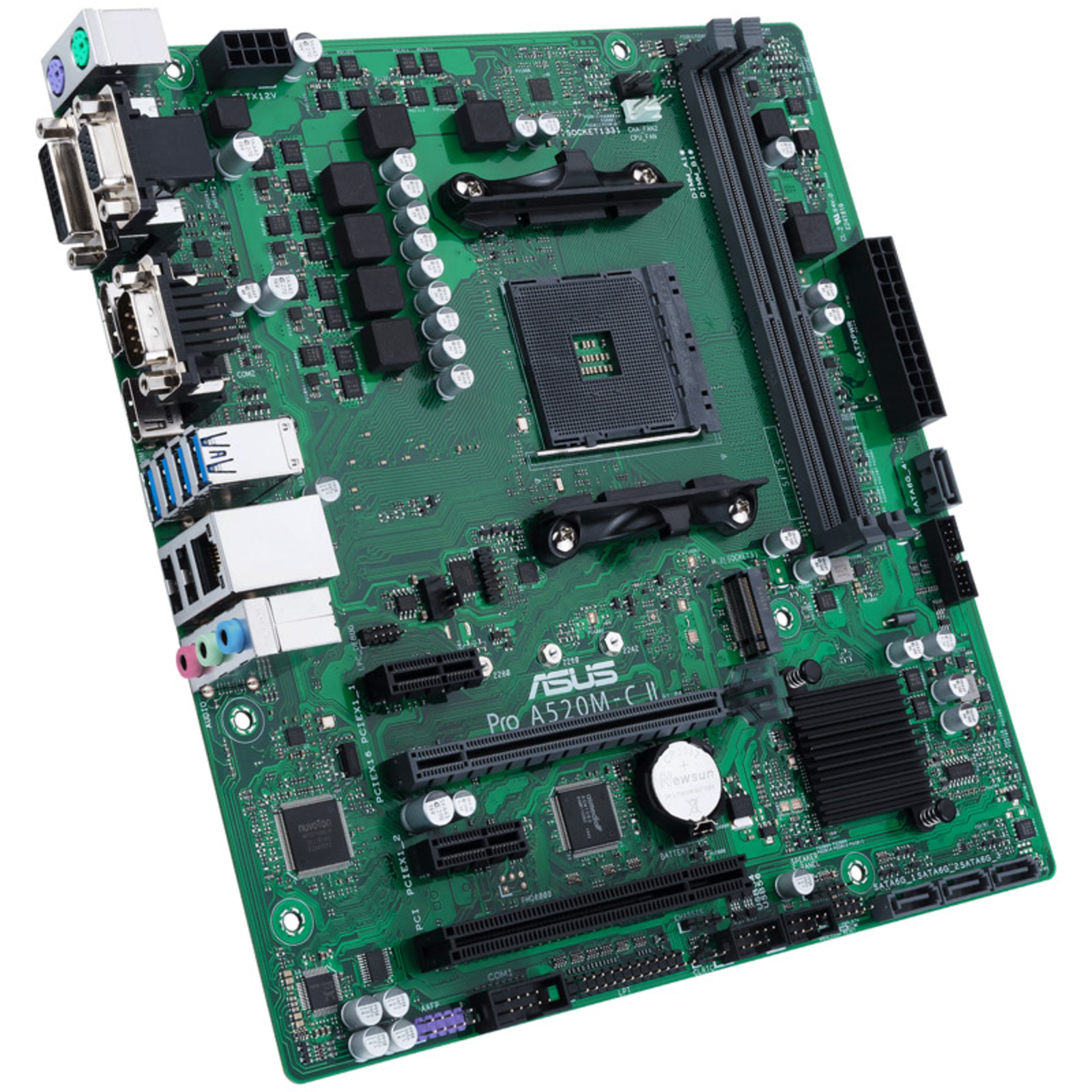 ASUS MB PRO A520M-C II CSM AMD,AM4,DDR4,mATX