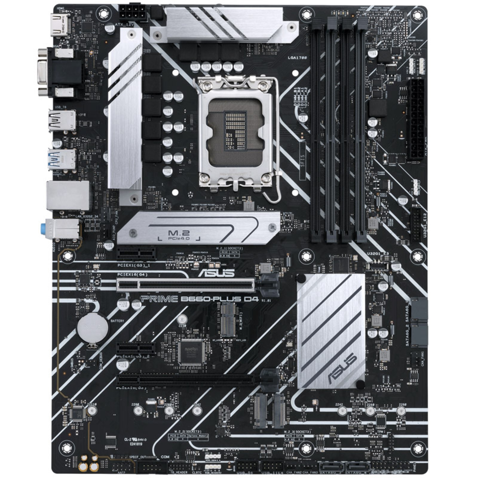 ASUS PRIME B660-PLUS D4 ATX LGA1700 Intel B660