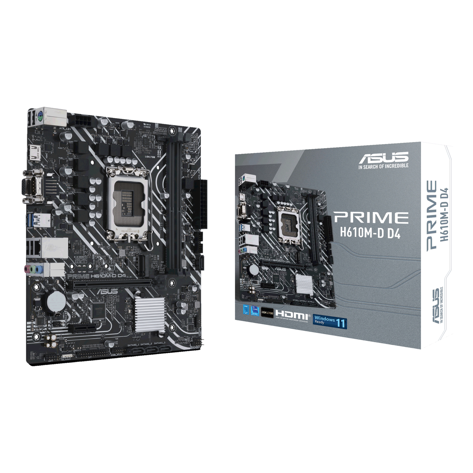 ASUS MB PRIME H610M-D D4 Intel,1700,DDR4,mATX