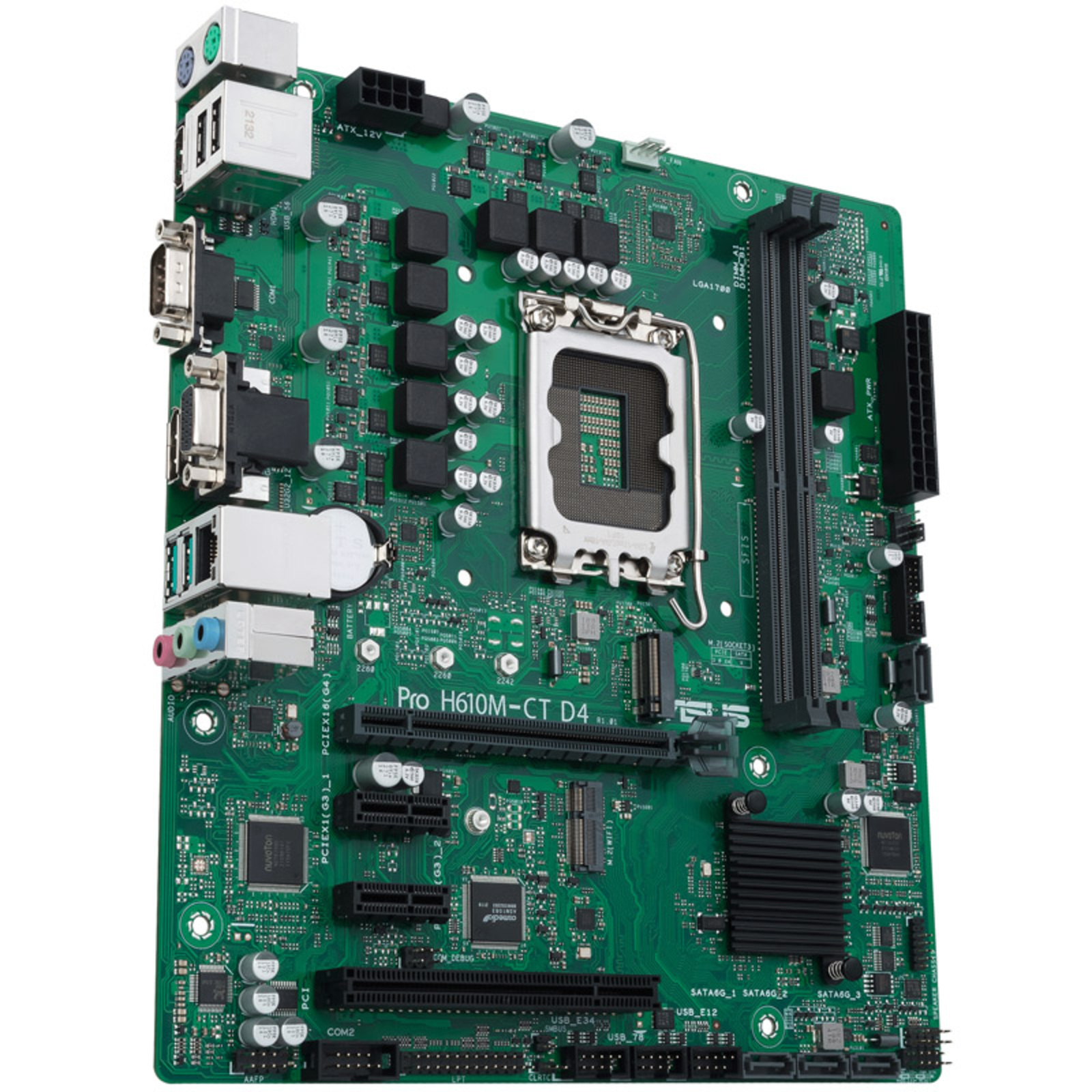 ASUS MB PRO H610M-C D4-CSM Intel,1700,DDR4,mATX