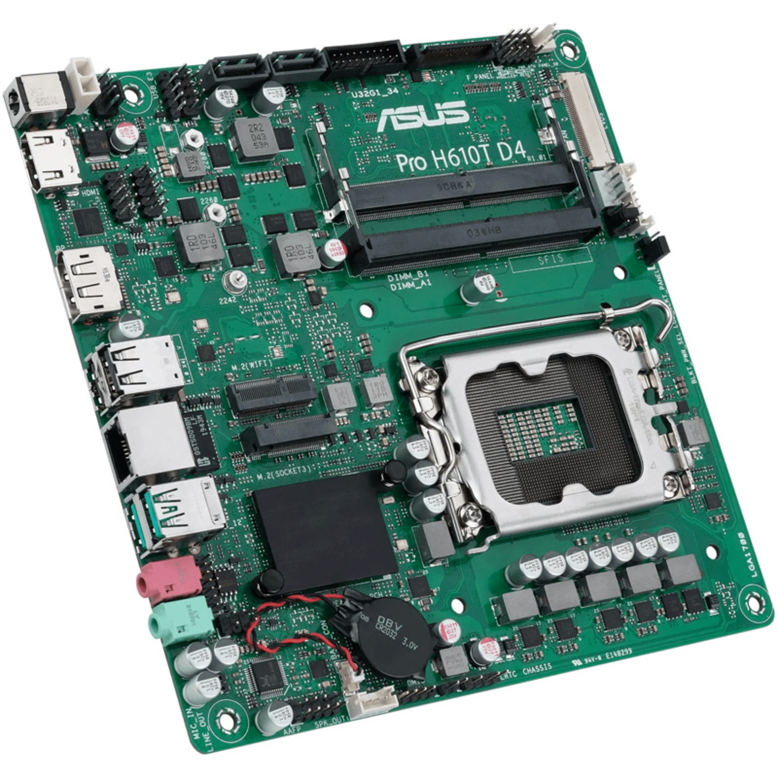 ASUS MB PRO H610T D4-CSM Intel,1700,DDR4,thin MITX