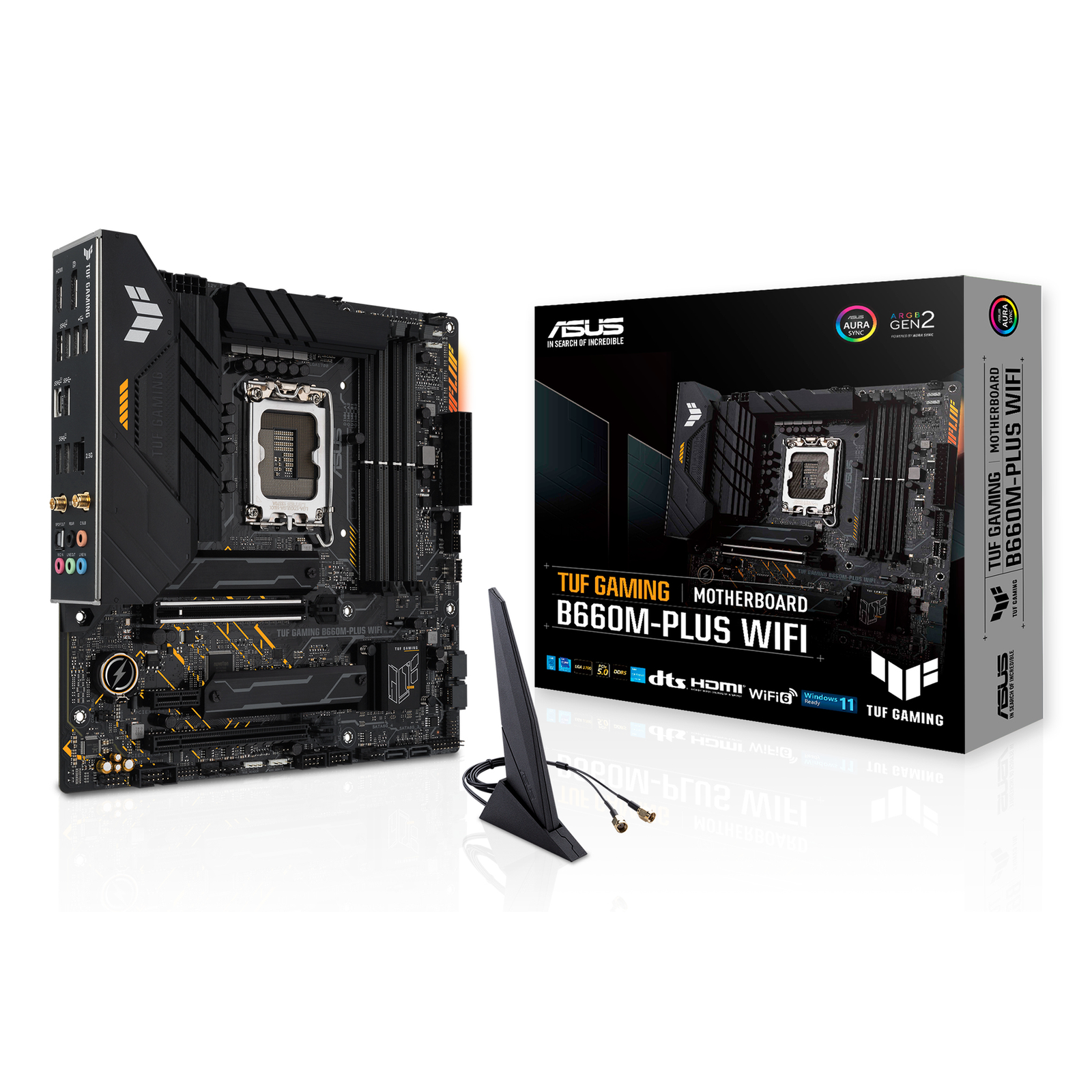 ASUS TUF GAMING B660M-PLUS WIFI Intel LGA 1700 Intel Celeron Intel Core I3 Intel Core I5